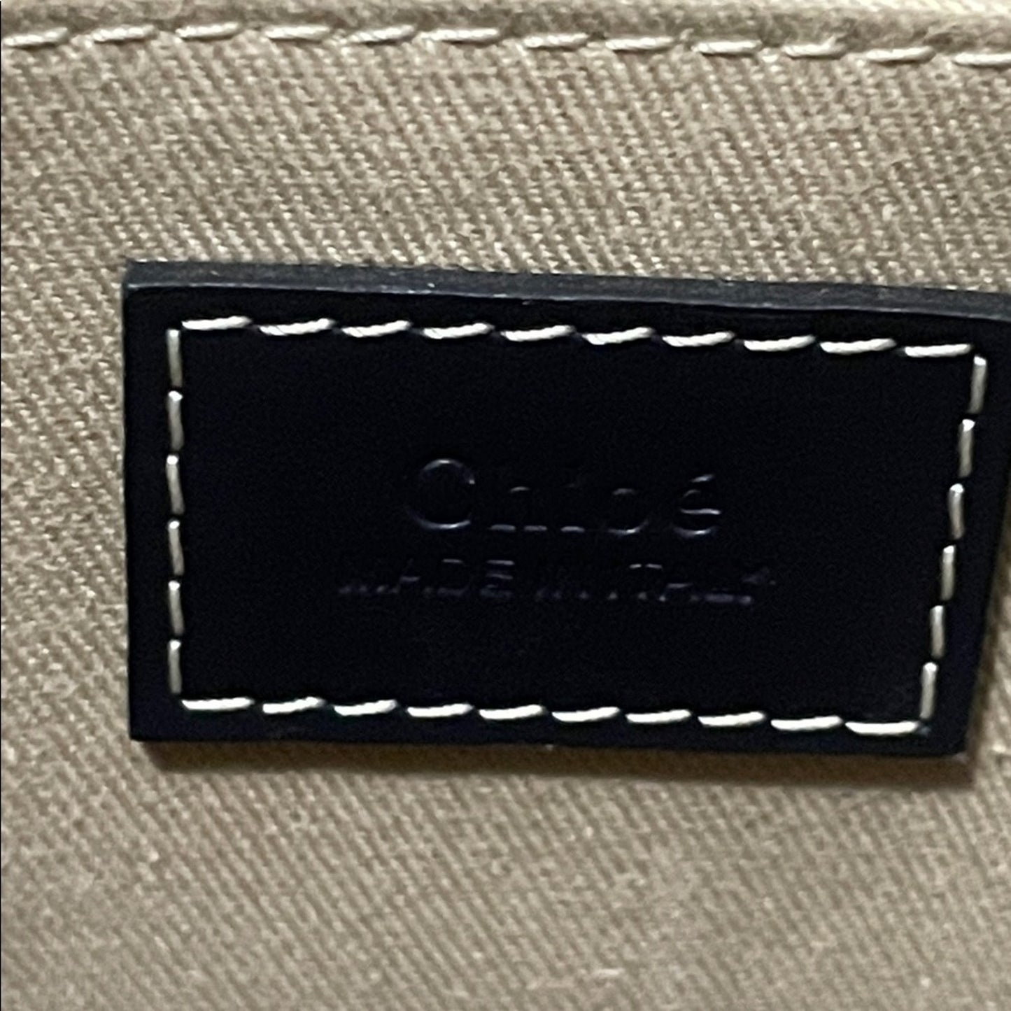 Chloè Woody Canvas Hand Bag