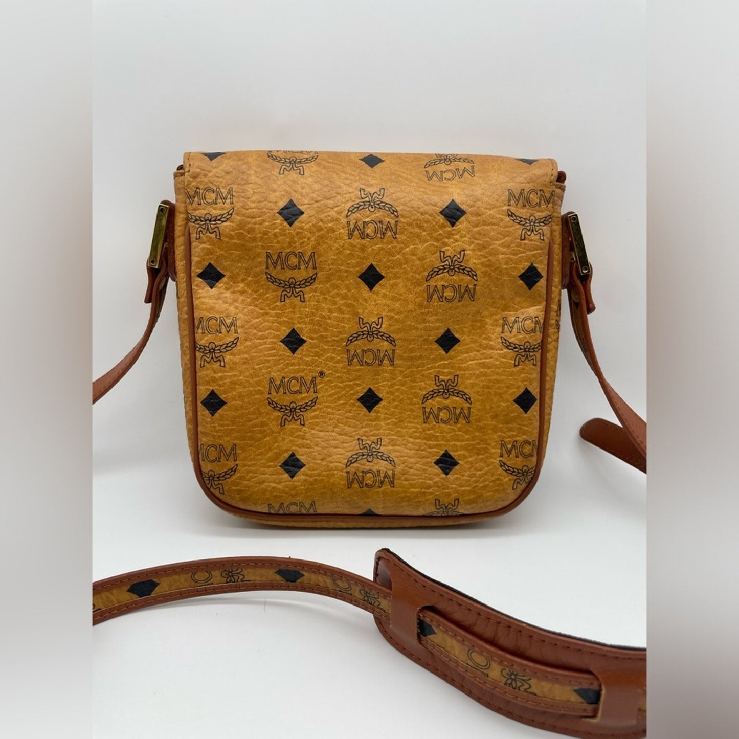 SOLD! MCM Cognac Sling Bag