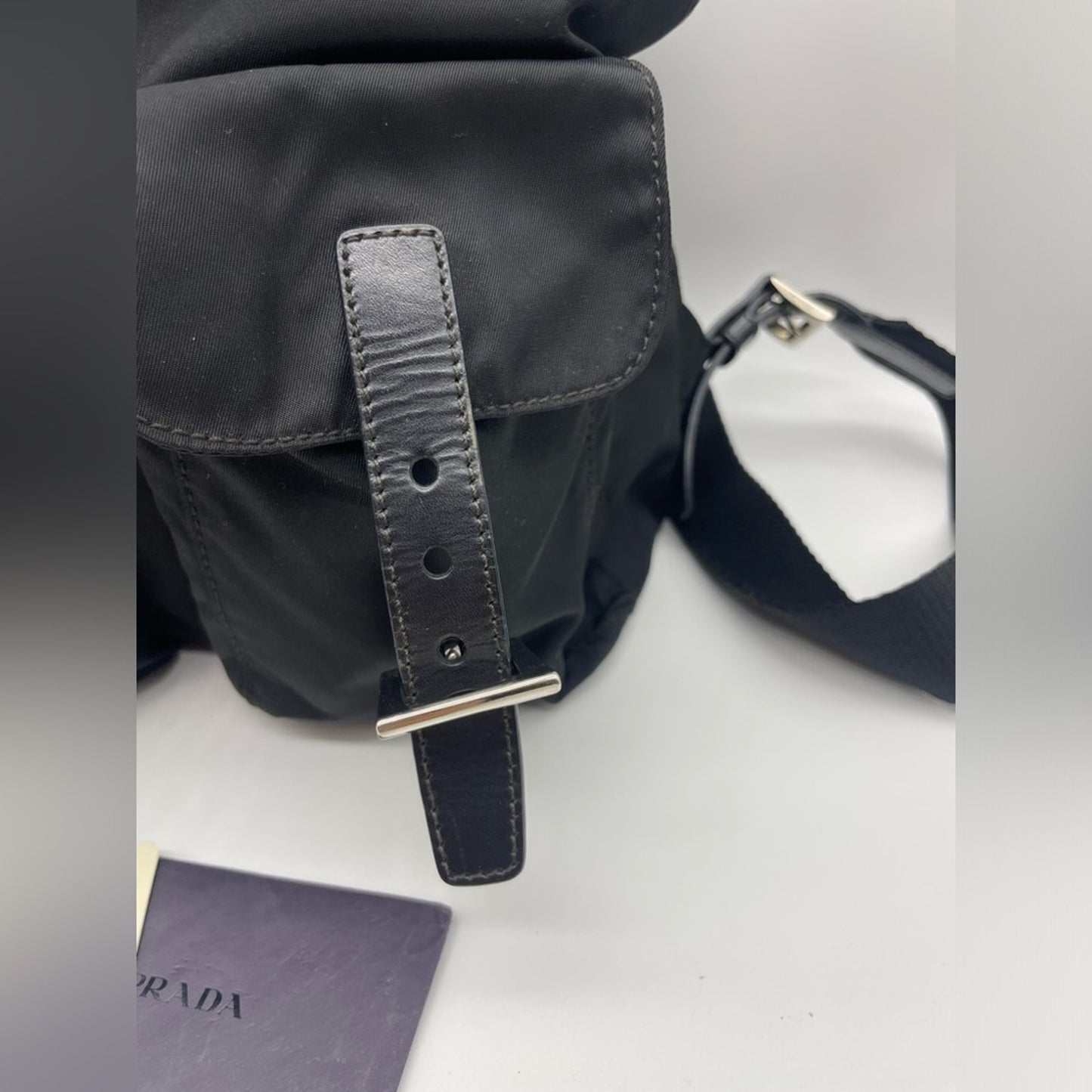 SOLD! Prada Nylon Backpack Bag