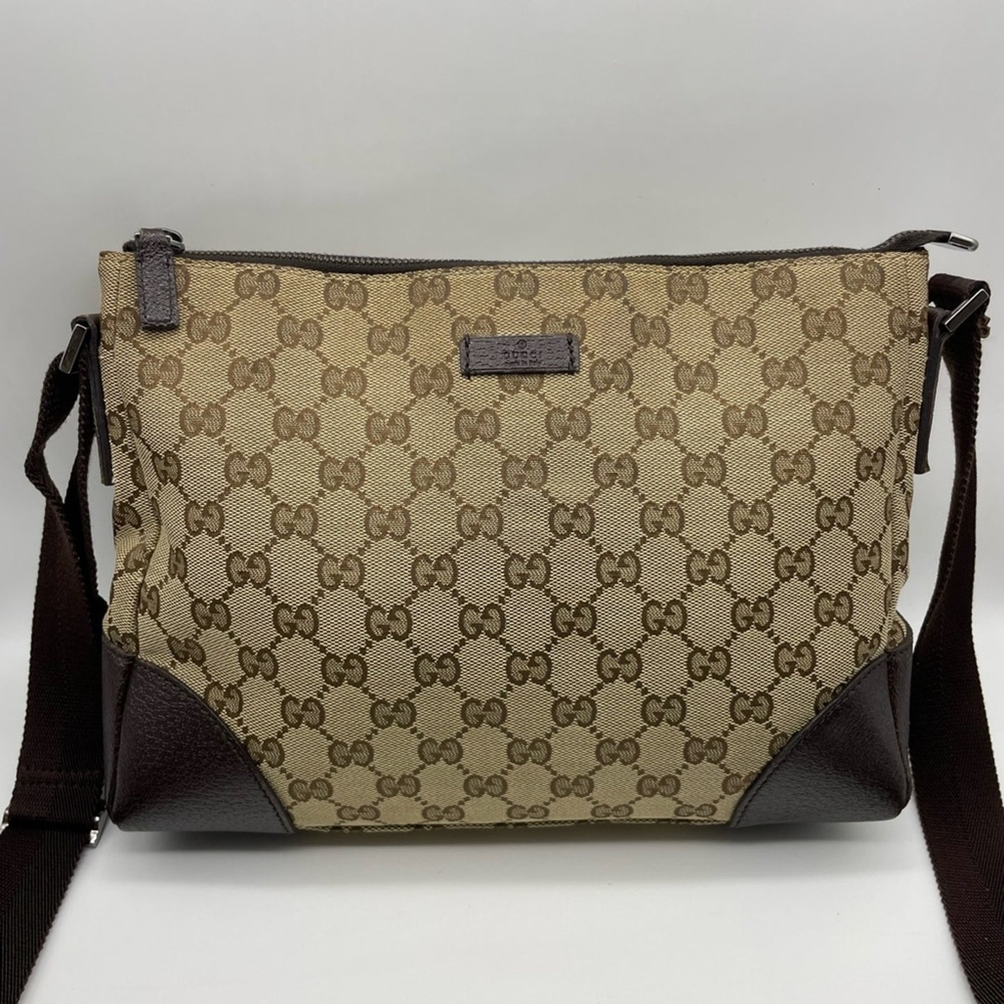 Gucci Canvas Crossbody Bag