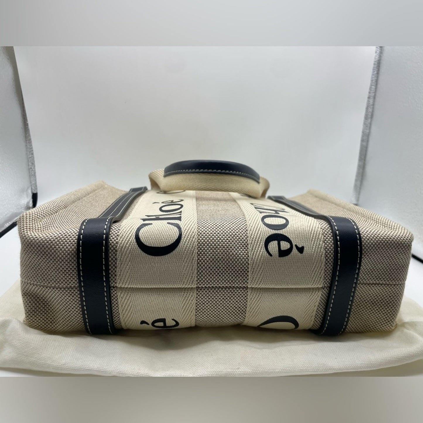 Chloè Woody Canvas Hand Bag