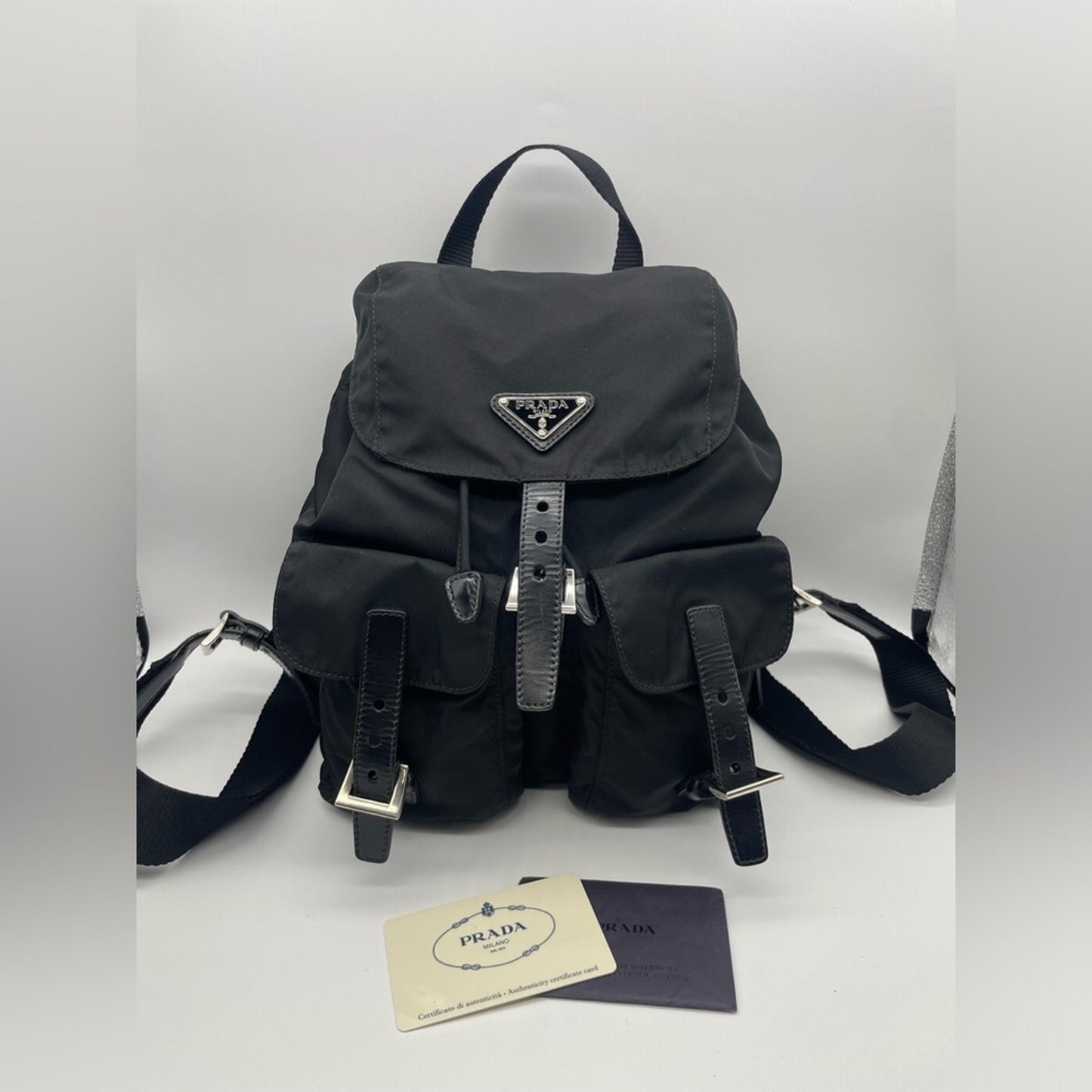 SOLD! Prada Nylon Backpack Bag