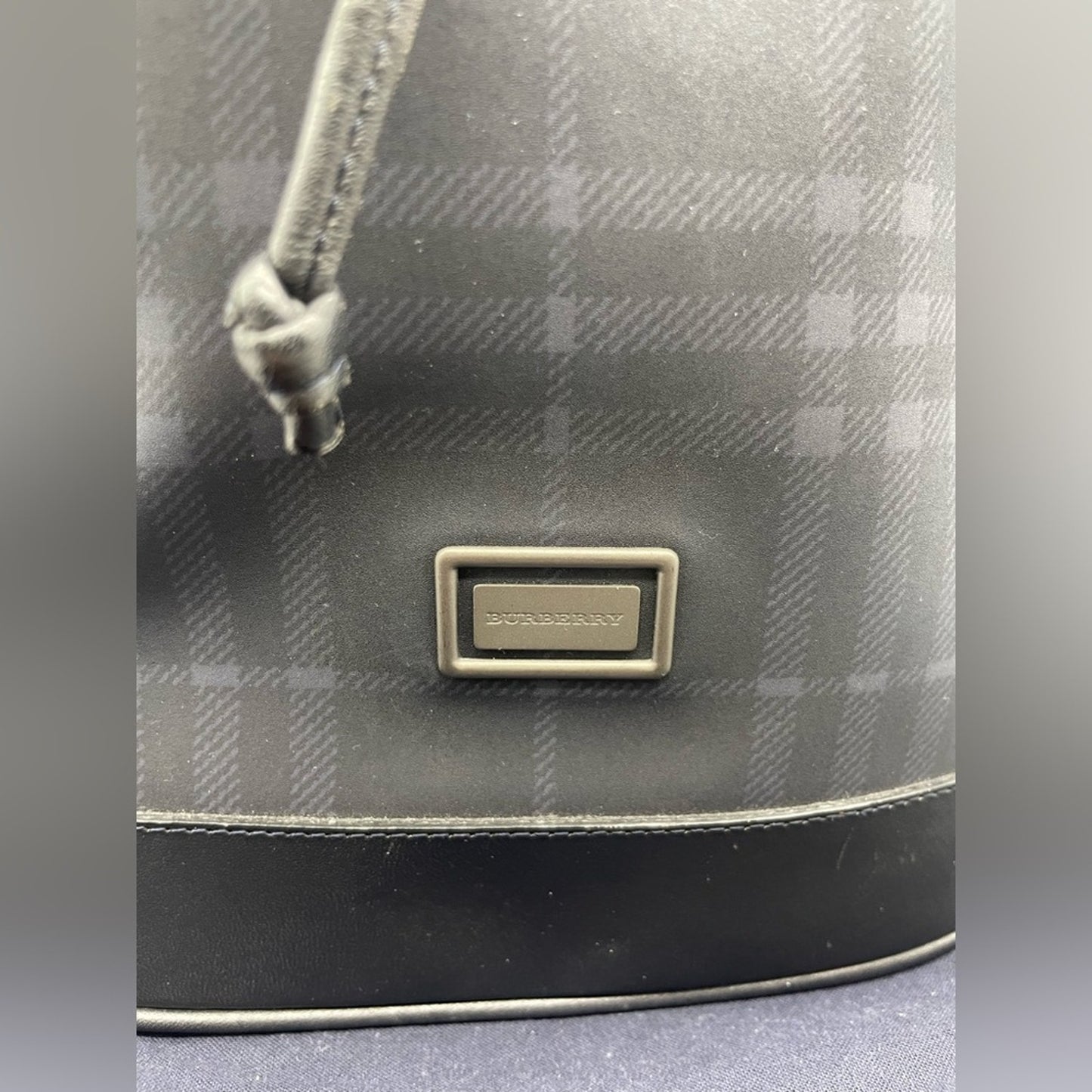 Burberry Nova Print Shoulder Bucket Bag