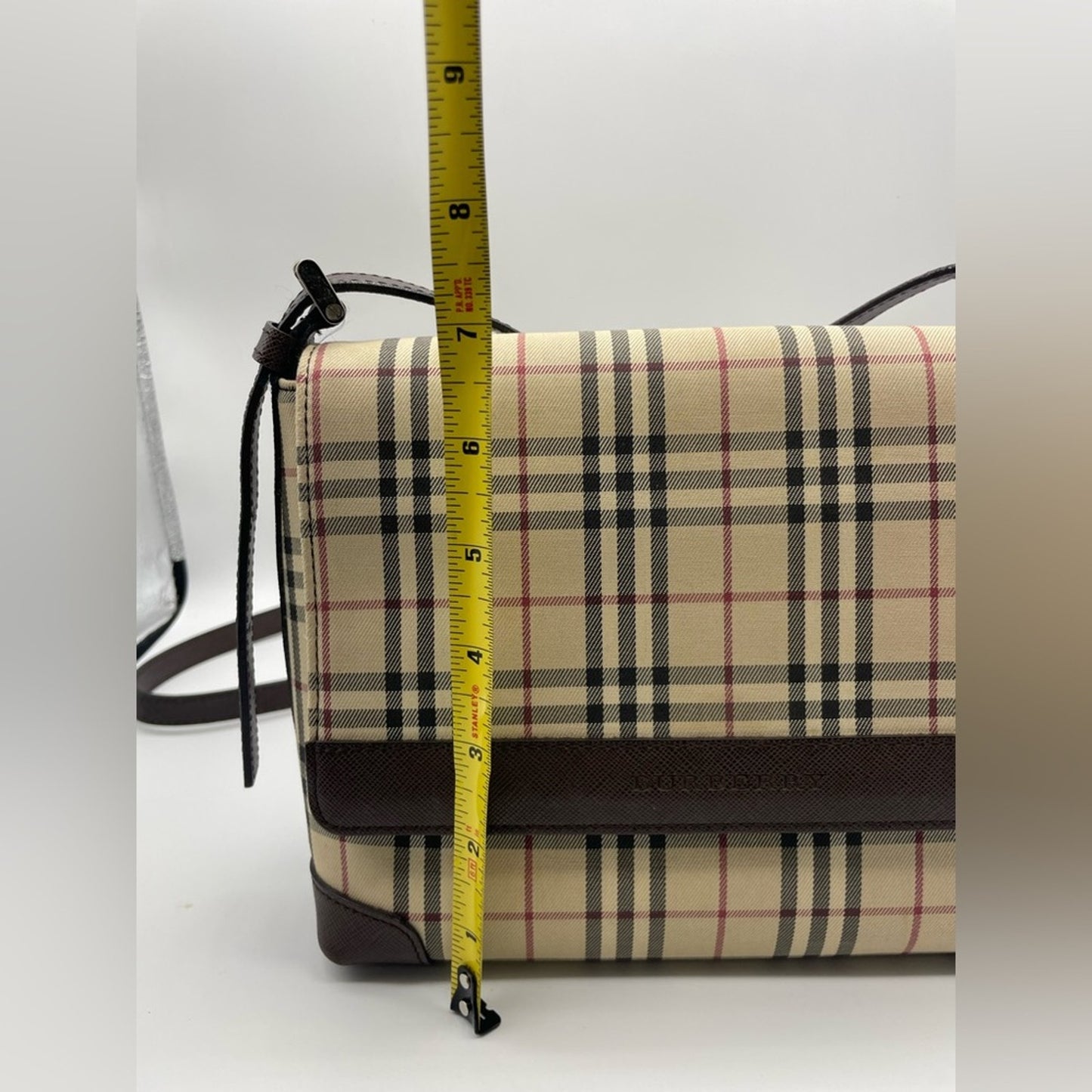 SOLD! Burberry Flap Nova Print Sling/Crossbody Bag