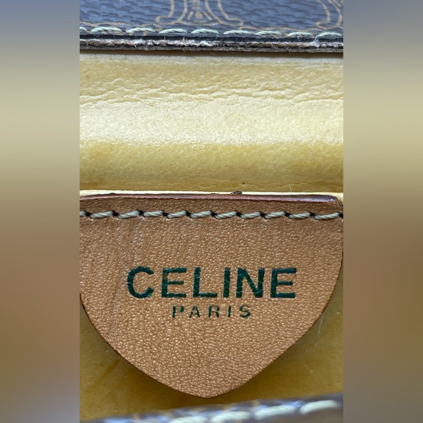 SOLD! Celine Macadam Double Flap Sling Bag