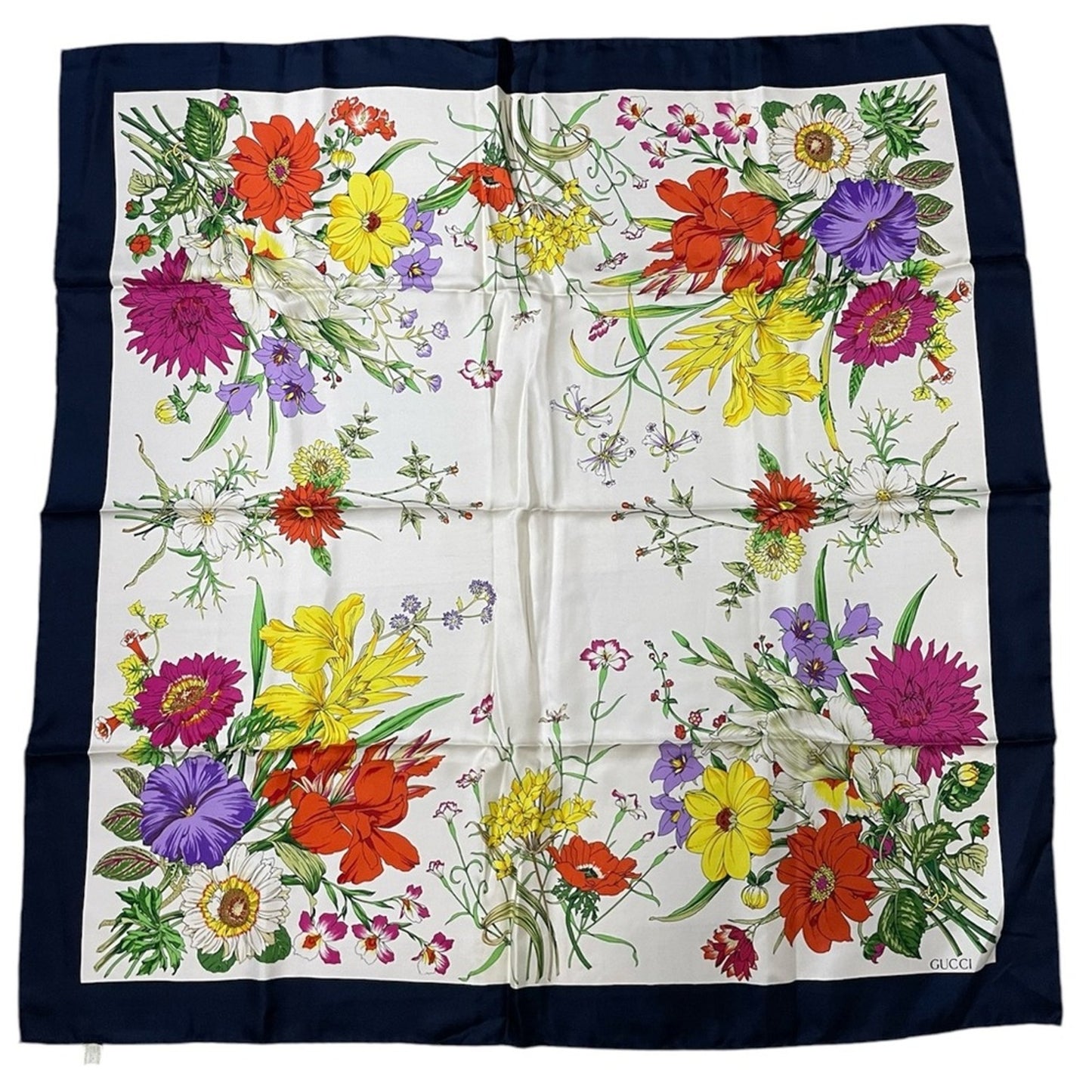 SOLD! Gucci Flora Silk Scarf