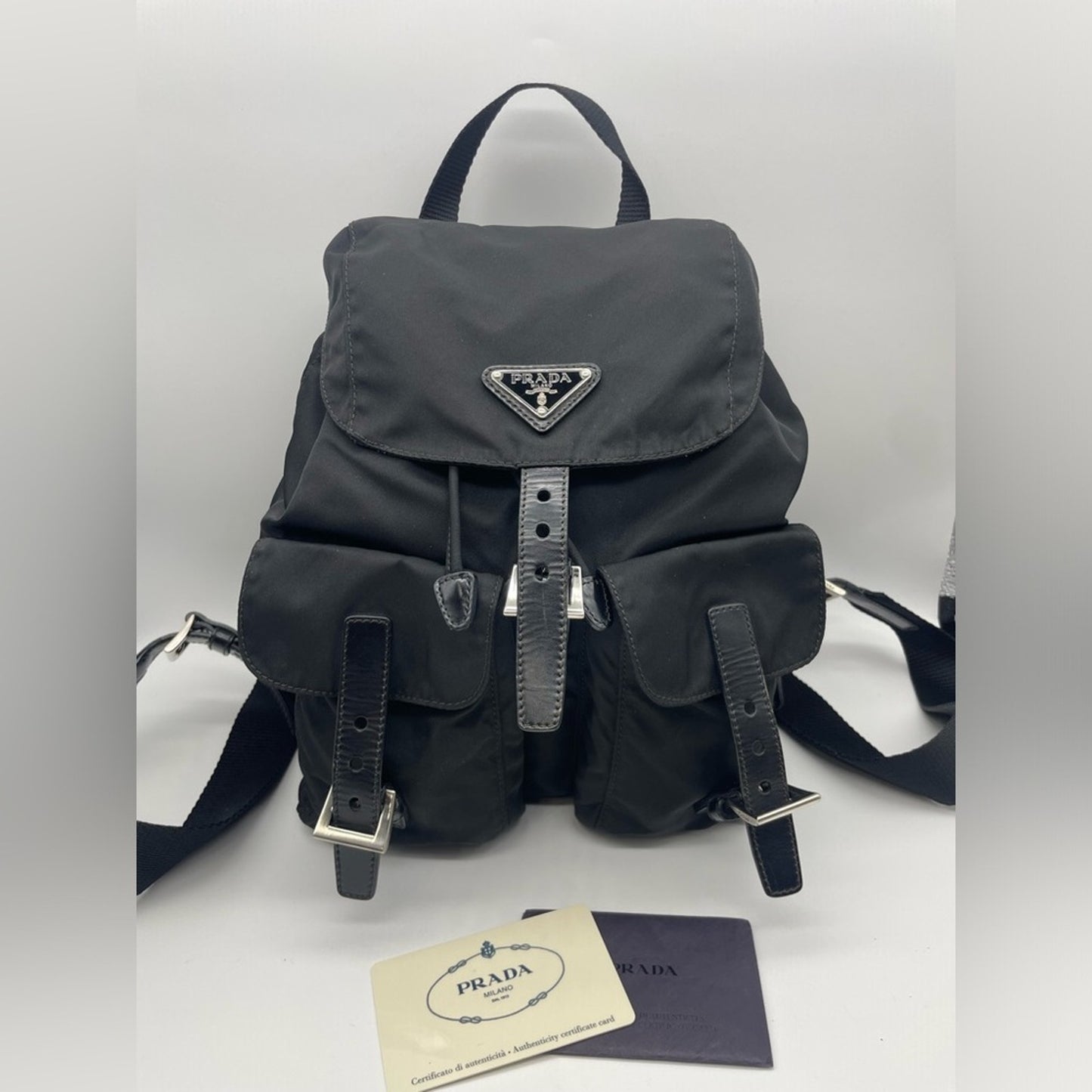 SOLD! Prada Nylon Backpack Bag