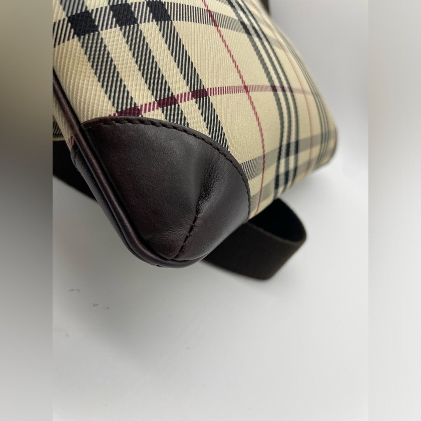 SOLD! Burberry Flap Nova Print Sling Bag
