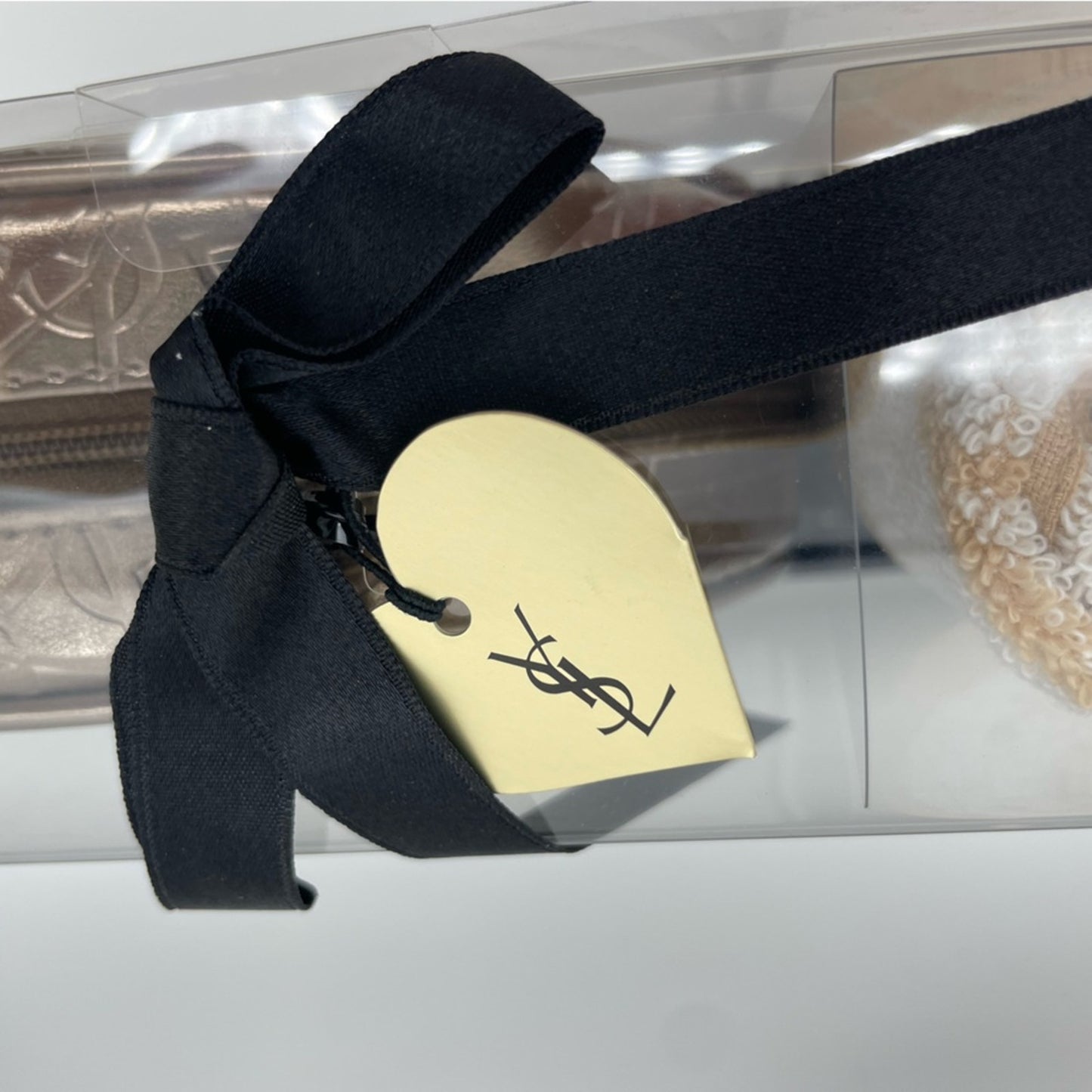 SOLD! YSL Pouch and Towel Gift Set
