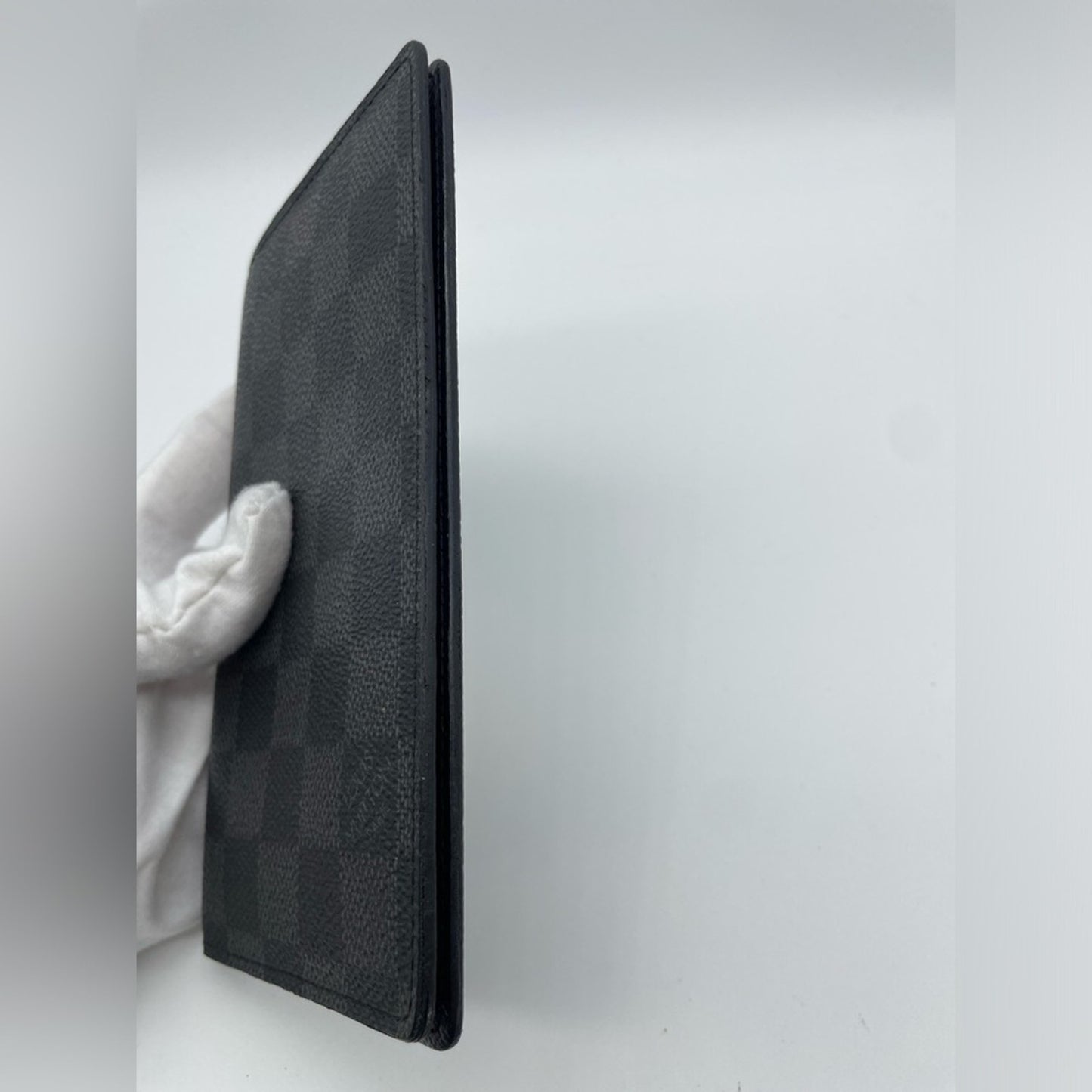 SOLD! Louis Vuitton Damier Graphite Checkbook Wallet