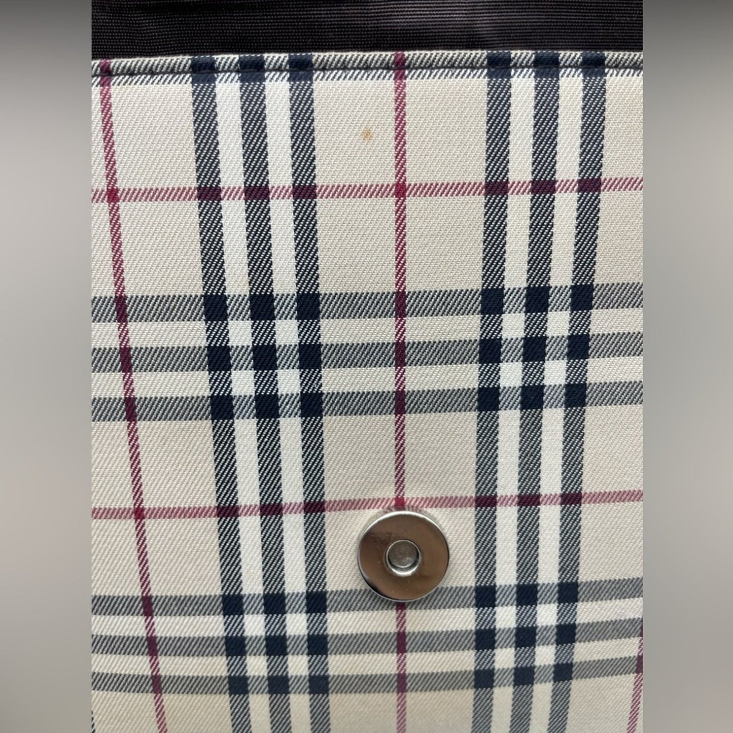 SOLD! Burberry Flap Nova Print Sling/Crossbody Bag