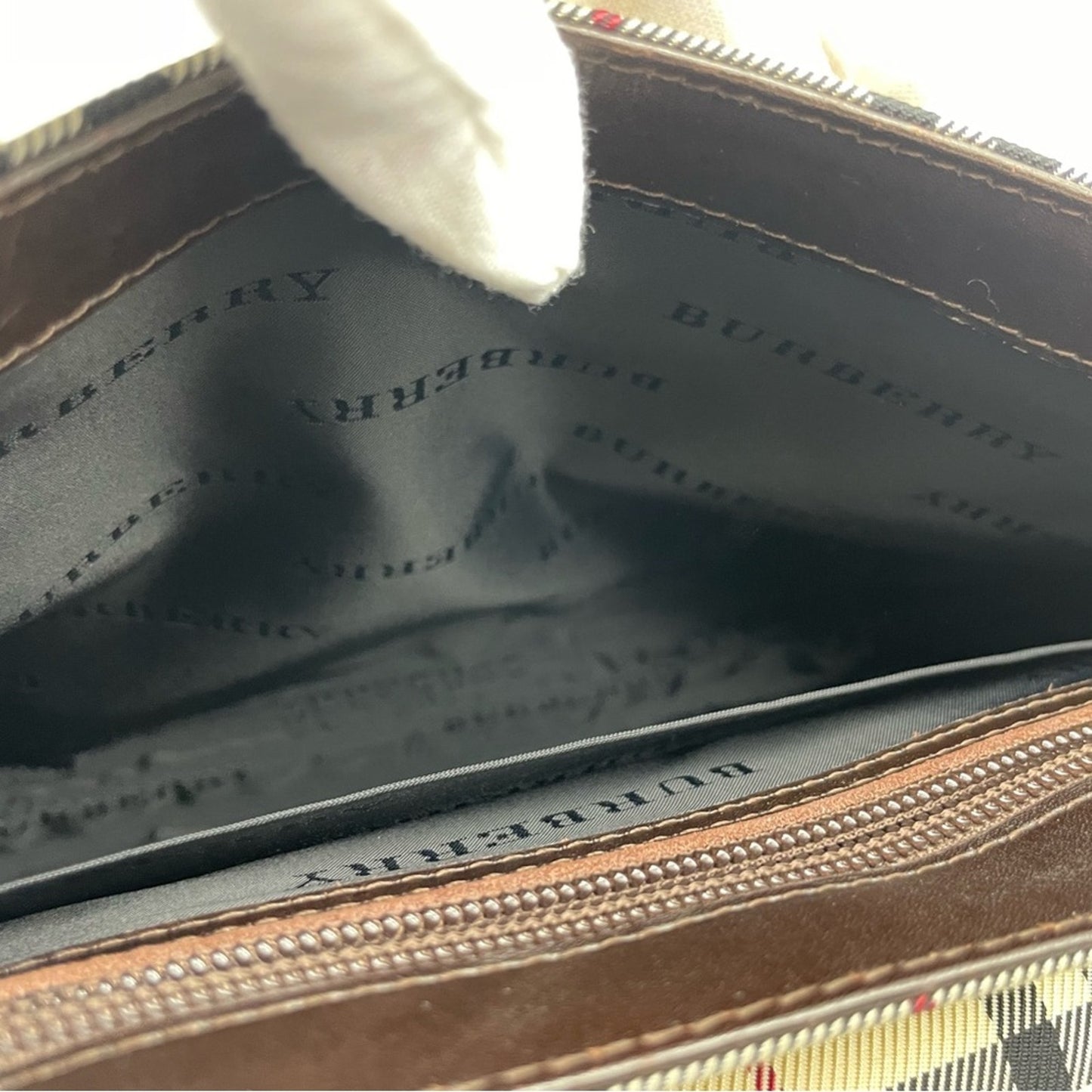 SOLD! Burberry Flap Nova Print Sling Bag