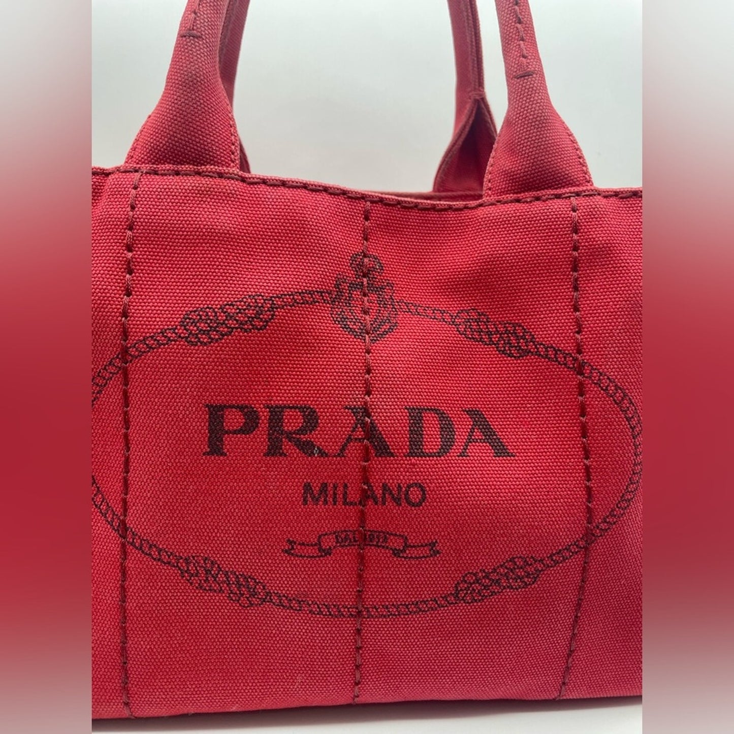 Prada Canapa Two Way Bag