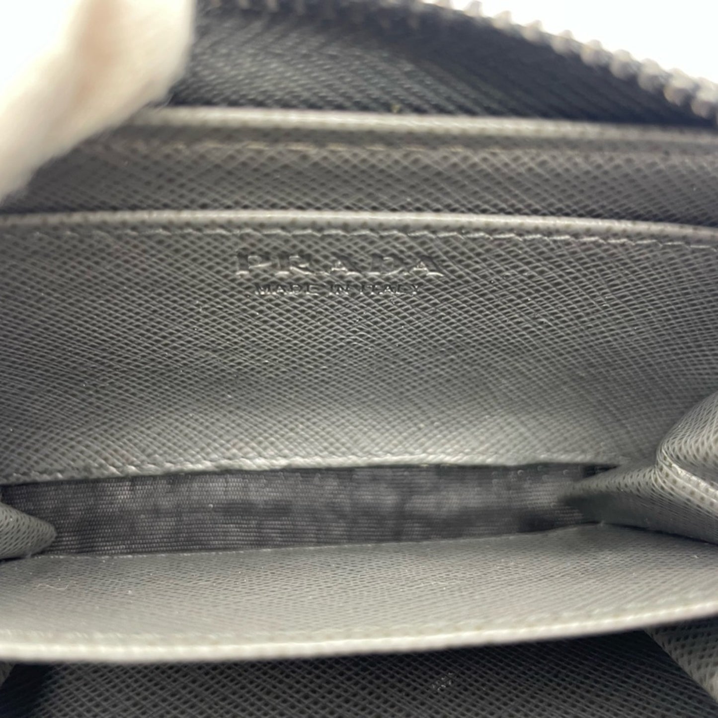 SOLD! Prada Leather Short Zippy Card Holder Wallet