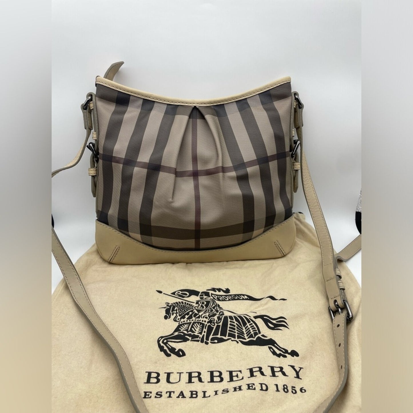 SOLD! Burberry Nova Print Sling Bag