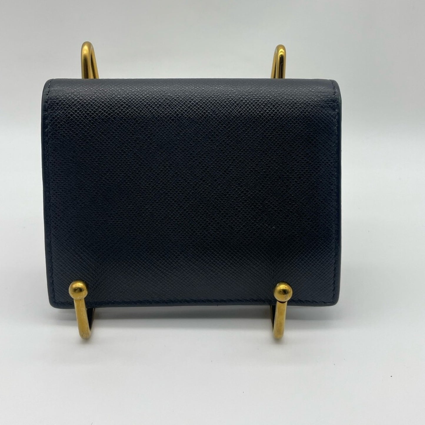 Prada Saffiano Leather Short Bifold Wallet