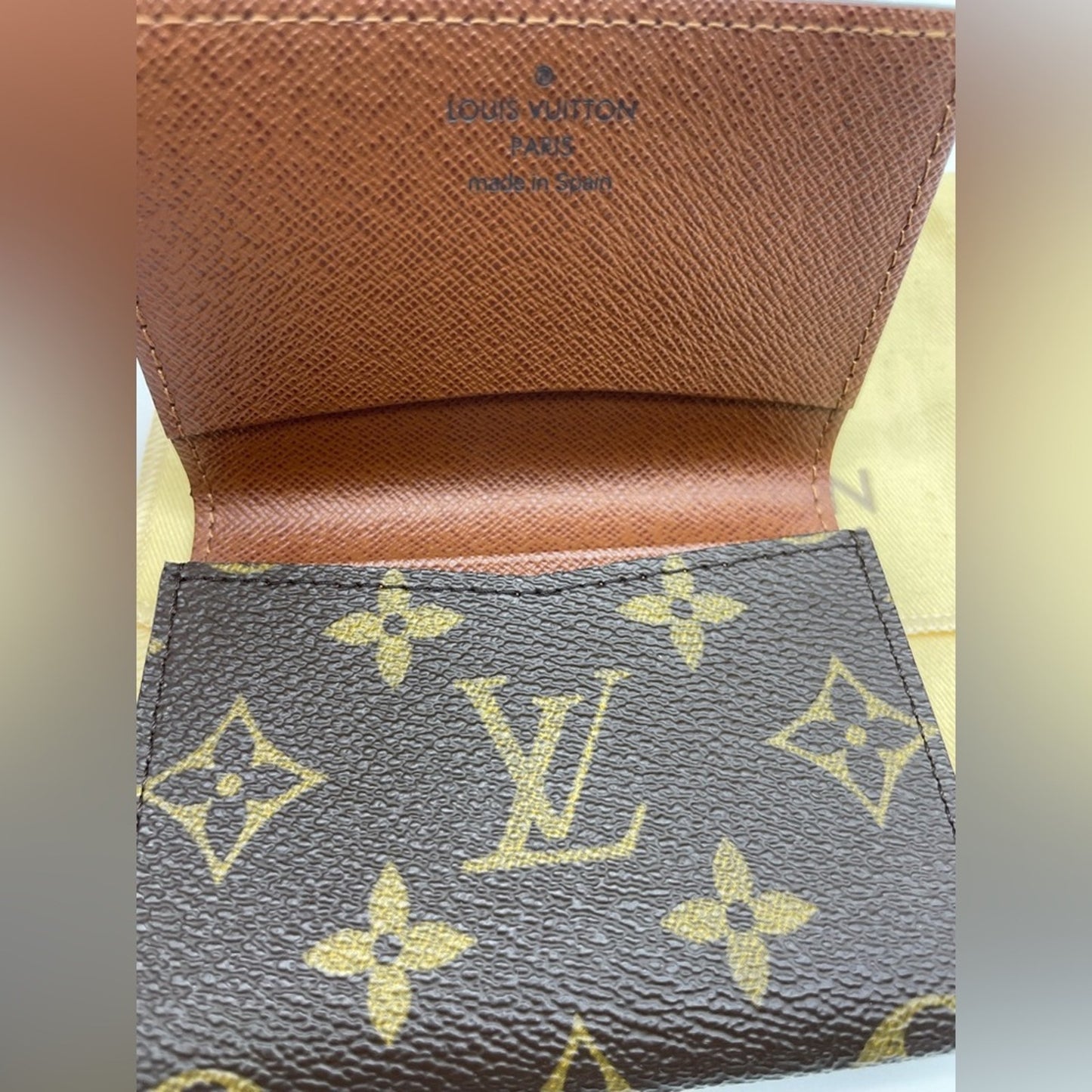 SOLD! Louis Vuitton Monogram Card Case Wallet