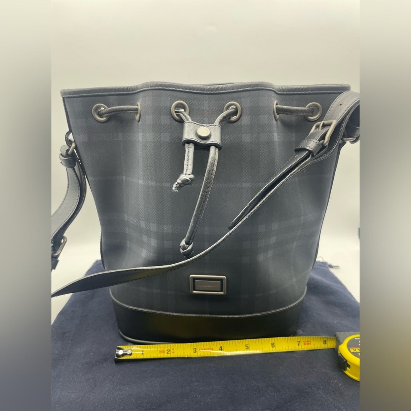 Burberry Nova Print Shoulder Bucket Bag