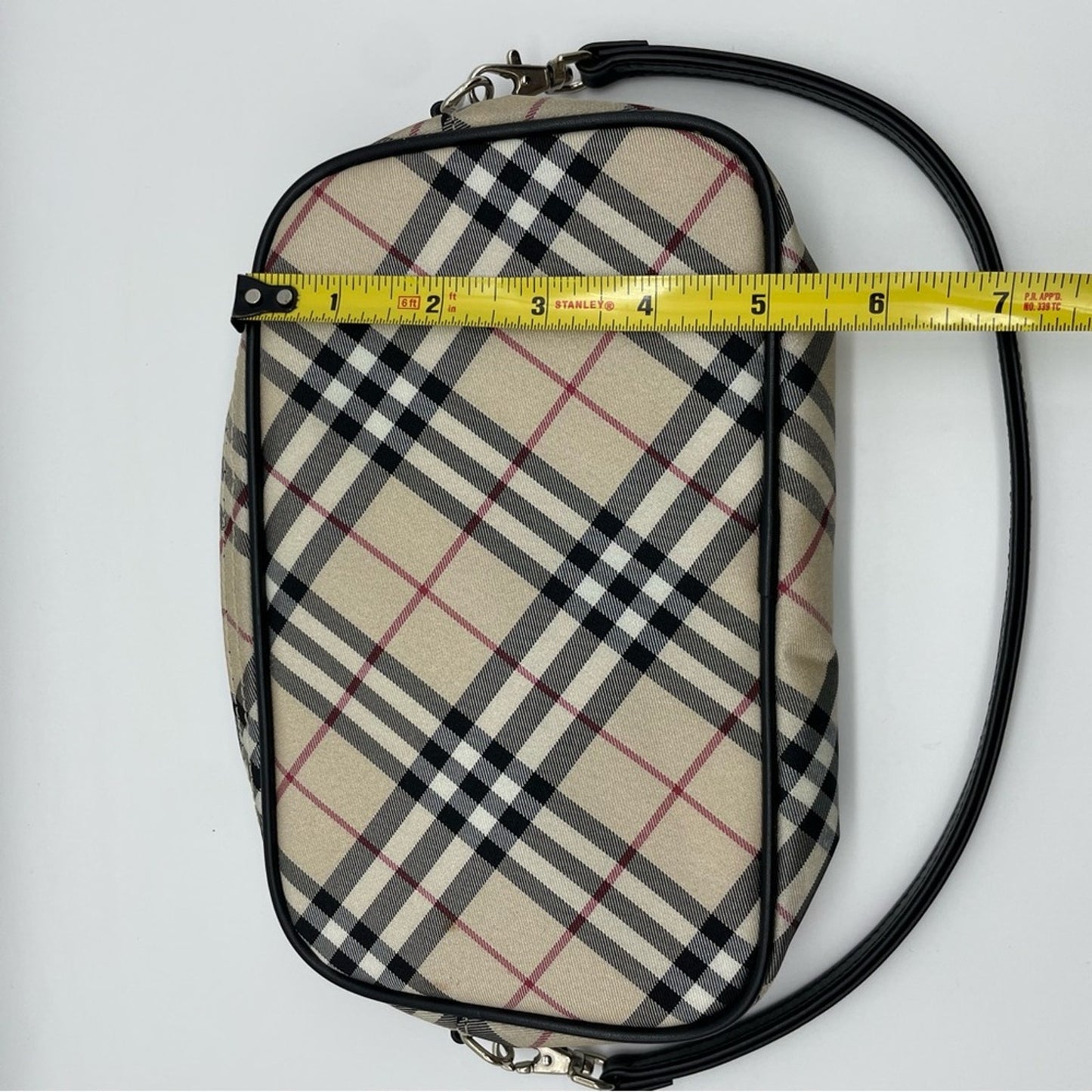 SOLD! Burberry Nova Print Pochette Bag