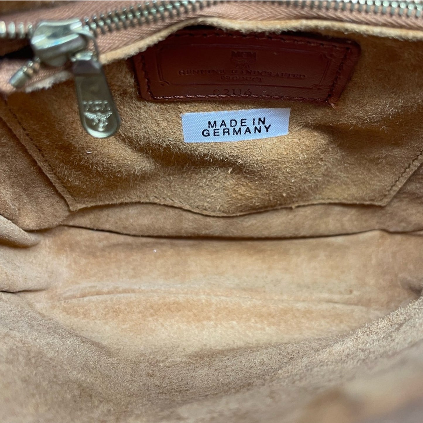 SOLD! MCM Cognac Sling Bag
