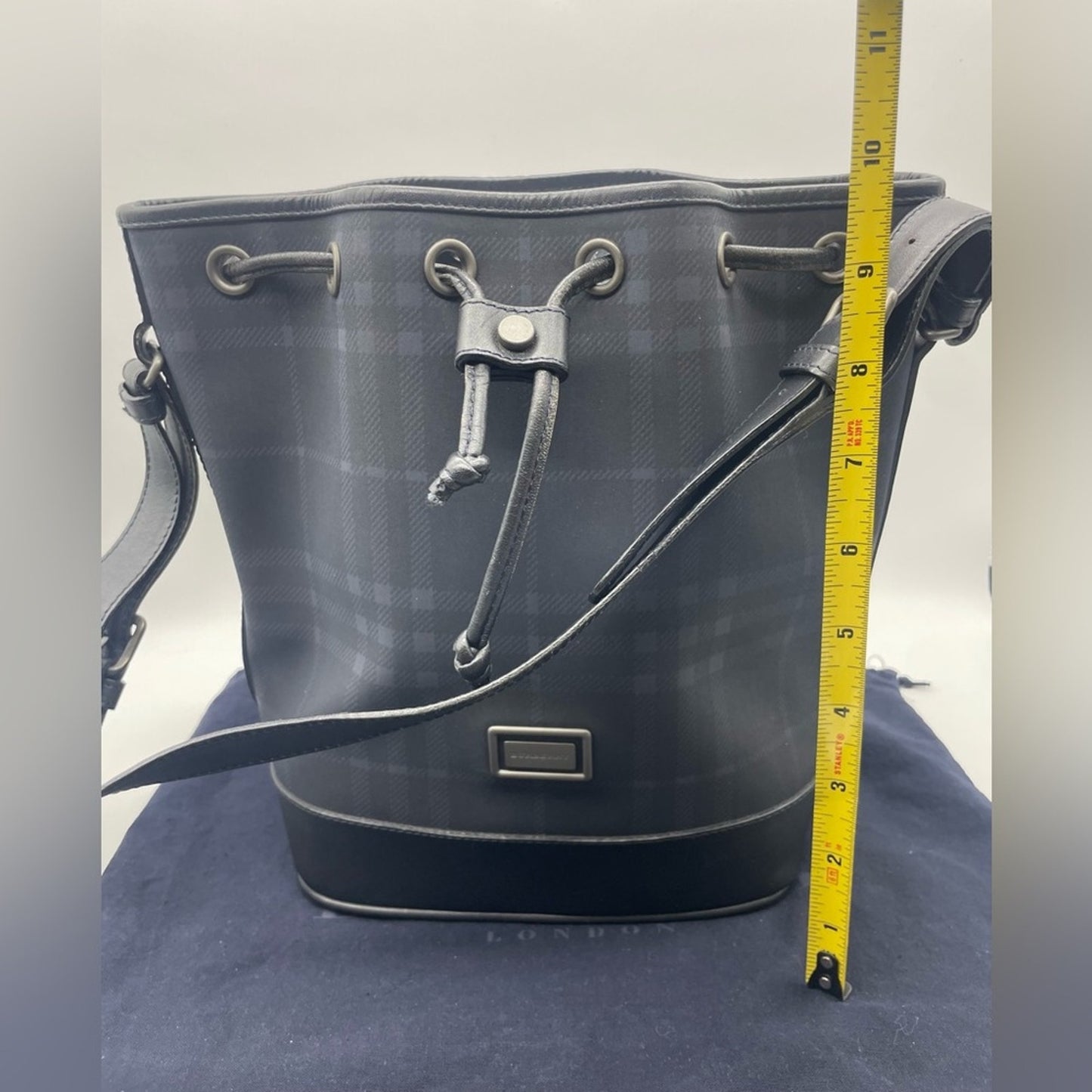 Burberry Nova Print Shoulder Bucket Bag