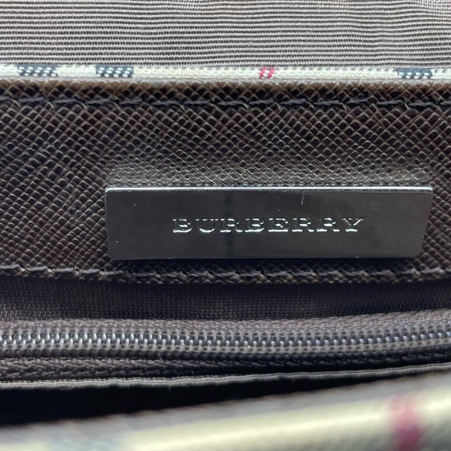 SOLD! Burberry Flap Nova Print Sling/Crossbody Bag