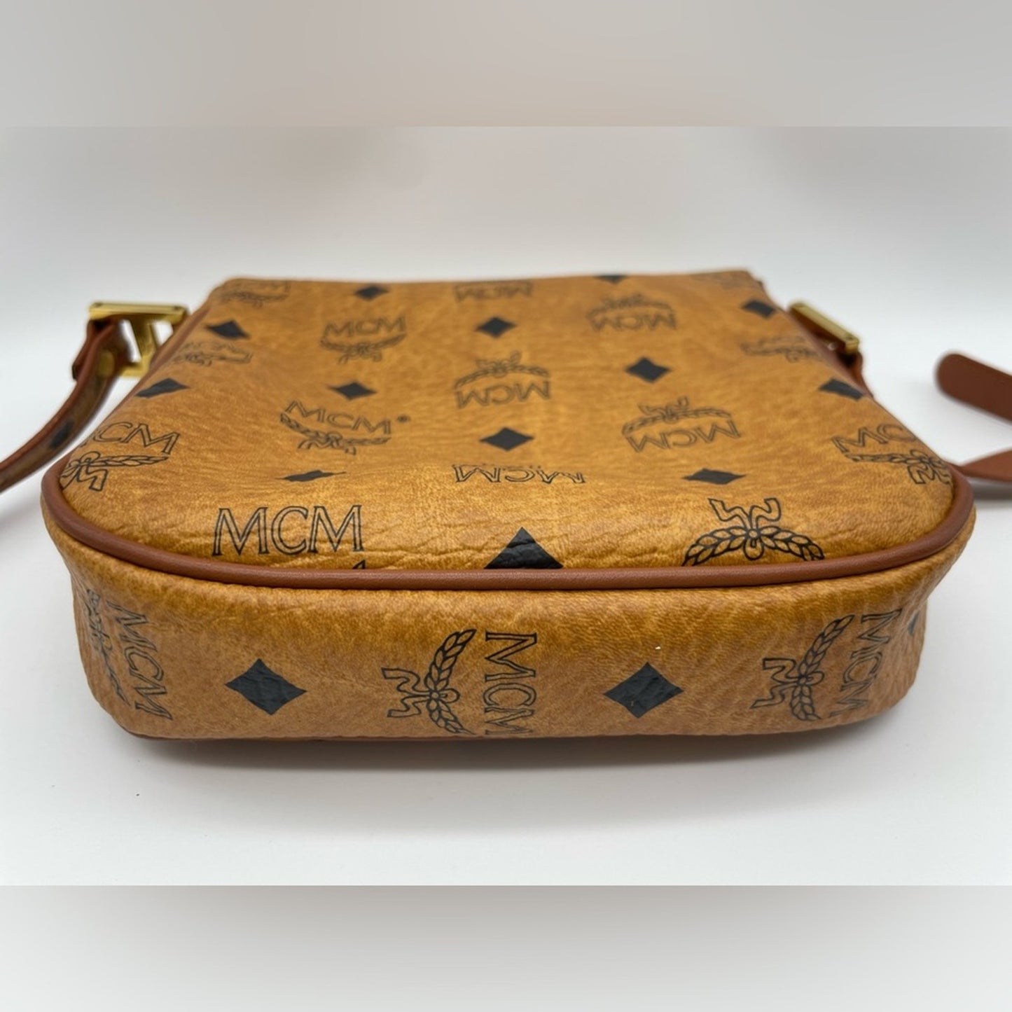 SOLD! MCM Cognac Sling Bag