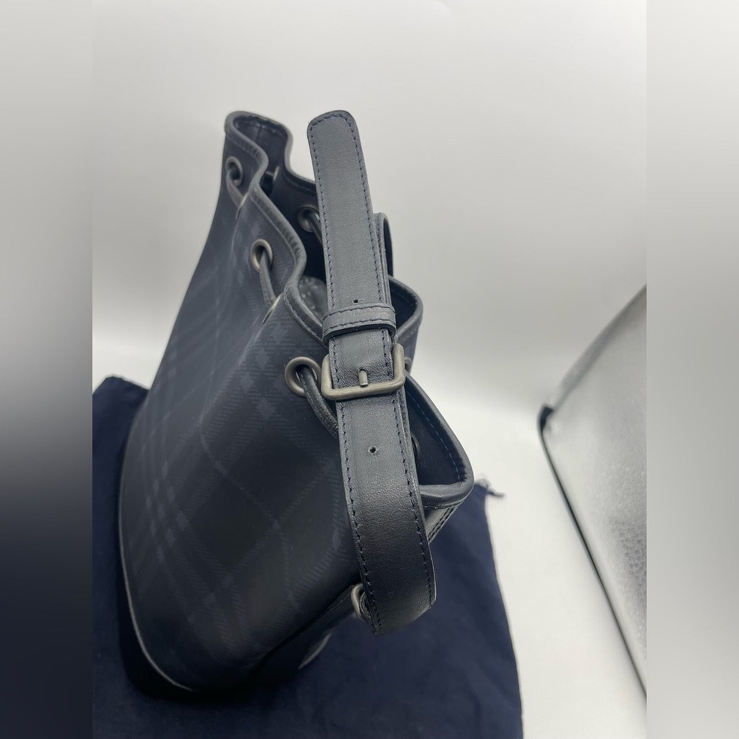 Burberry Nova Print Shoulder Bucket Bag