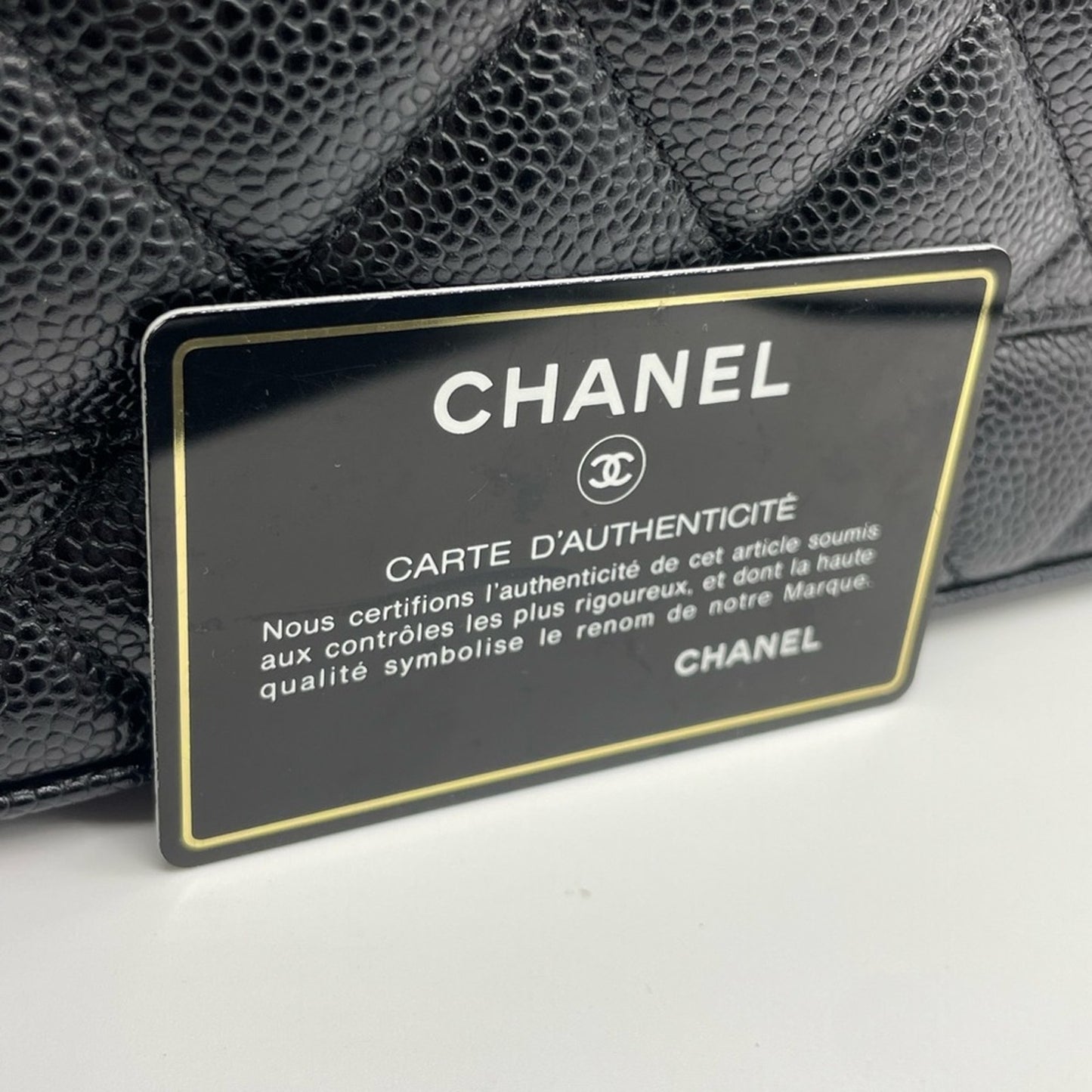Chanel Medallion Caviar Bag