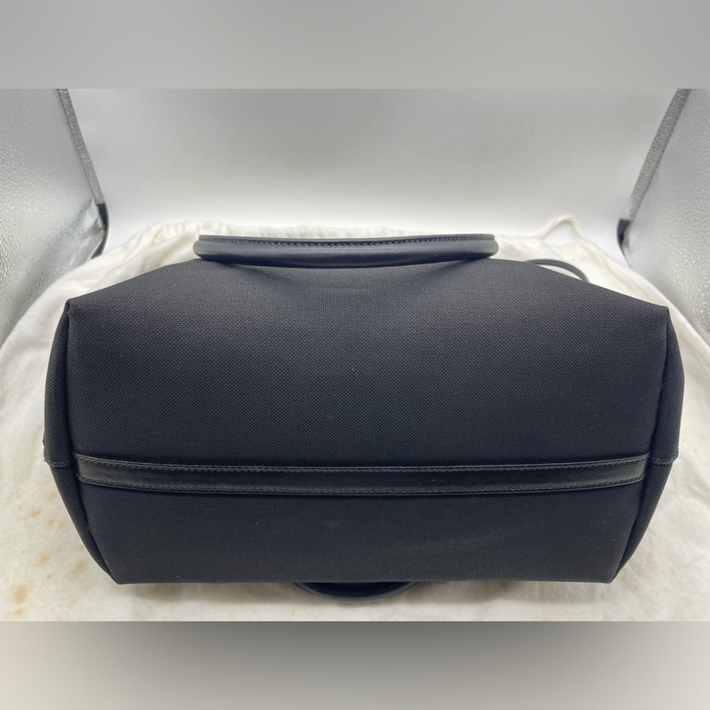 SOLD! Prada Canvas Black Tote Bag
