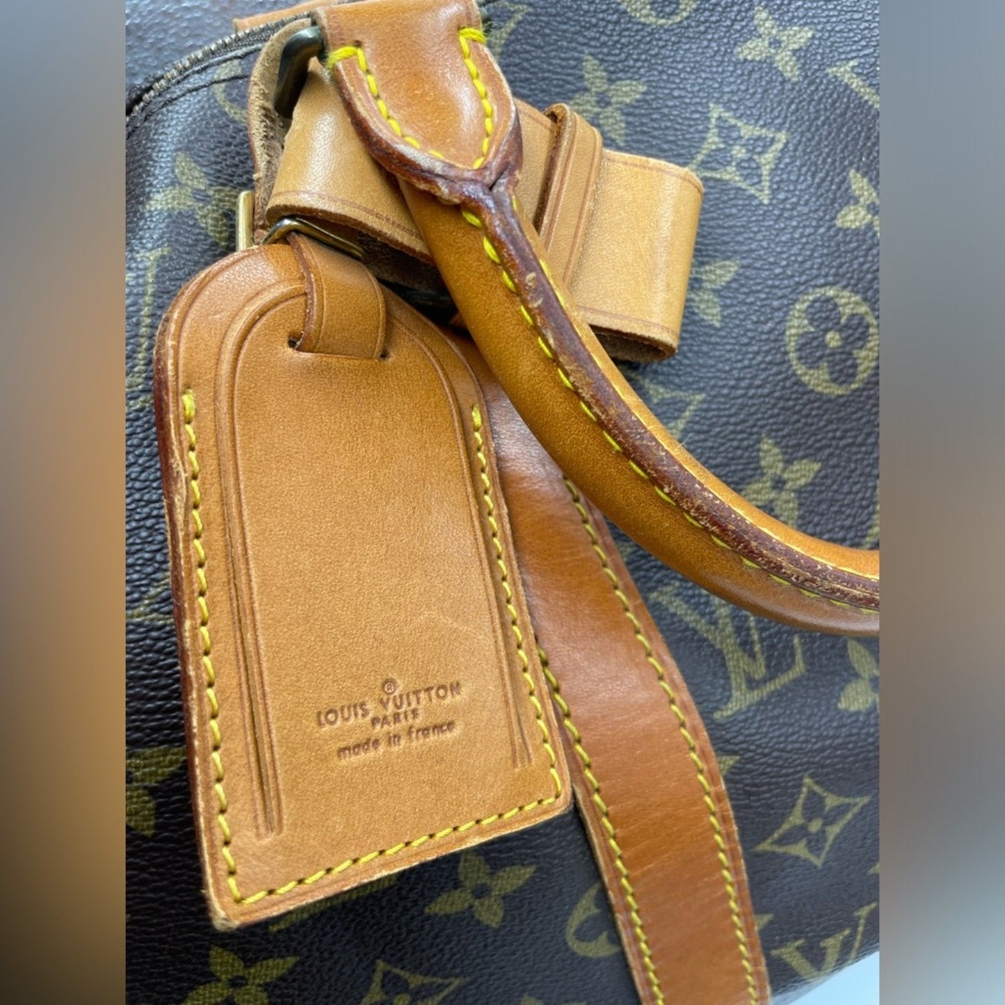 SOLD! Louis Vuitton Monogram Keepall Bandouliere 50
