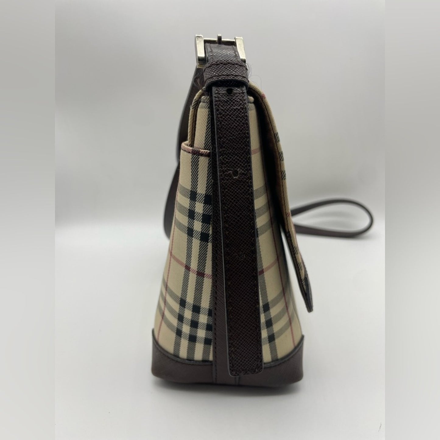 SOLD! Burberry Flap Nova Print Sling/Crossbody Bag