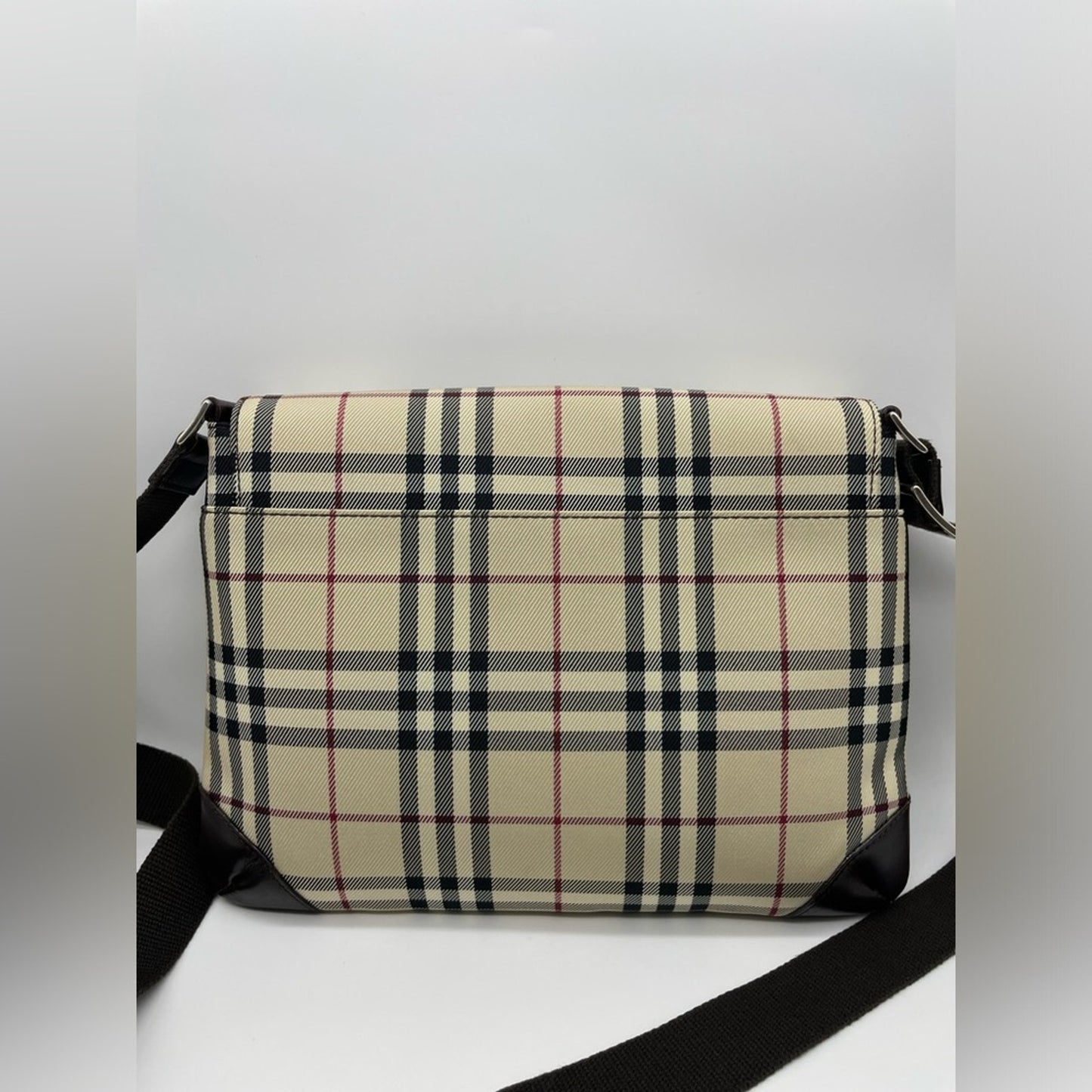 SOLD! Burberry Flap Nova Print Sling Bag