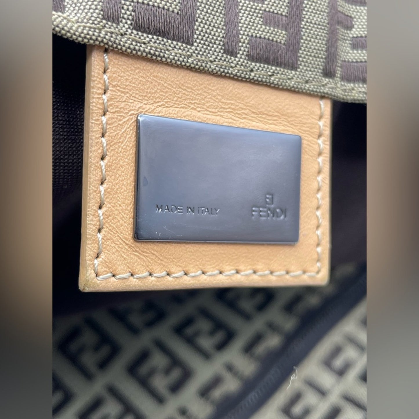 Fendi Zucchino Tote Bag