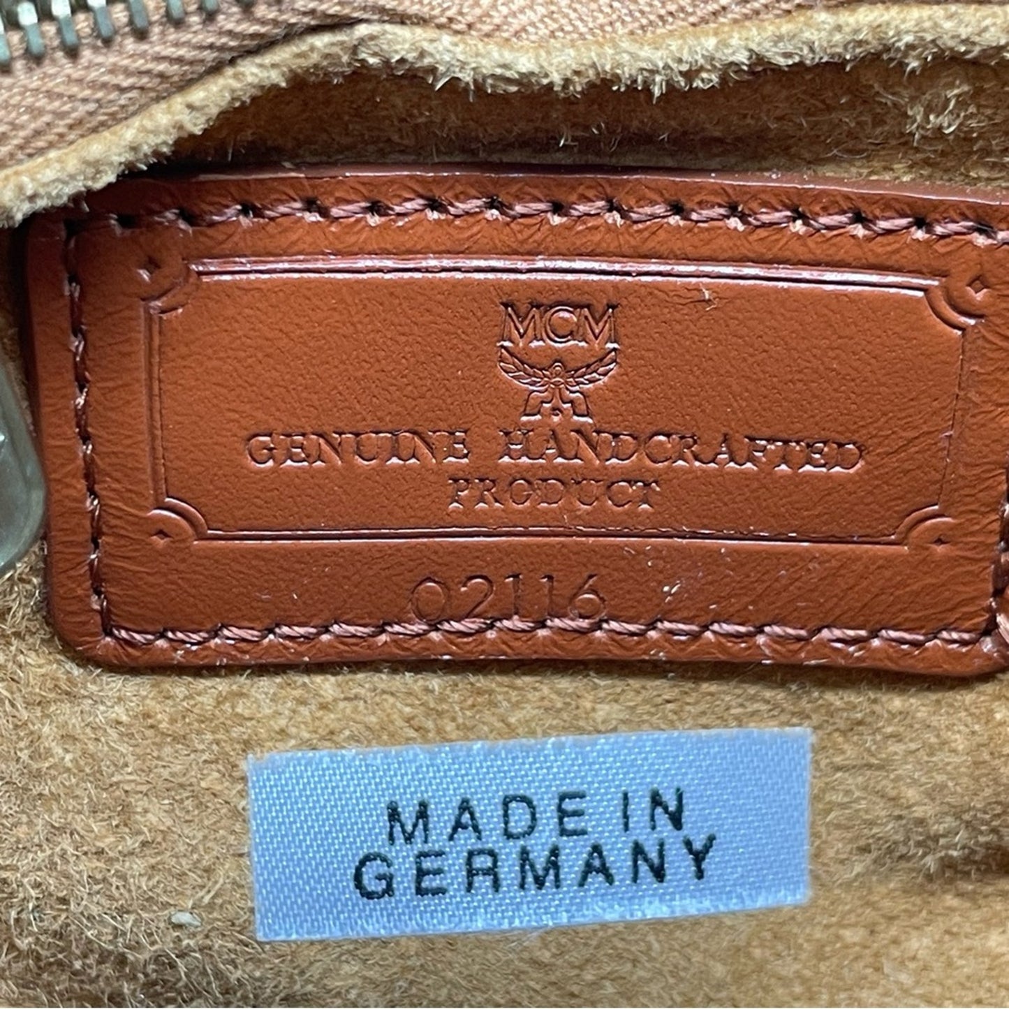 SOLD! MCM Cognac Sling Bag