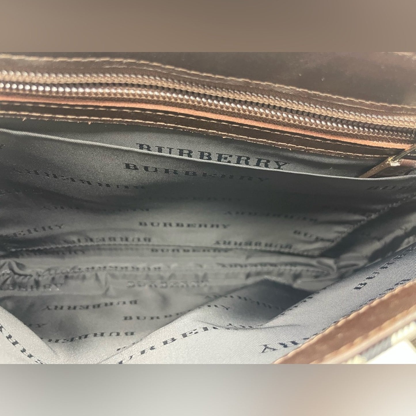SOLD! Burberry Flap Nova Print Sling Bag