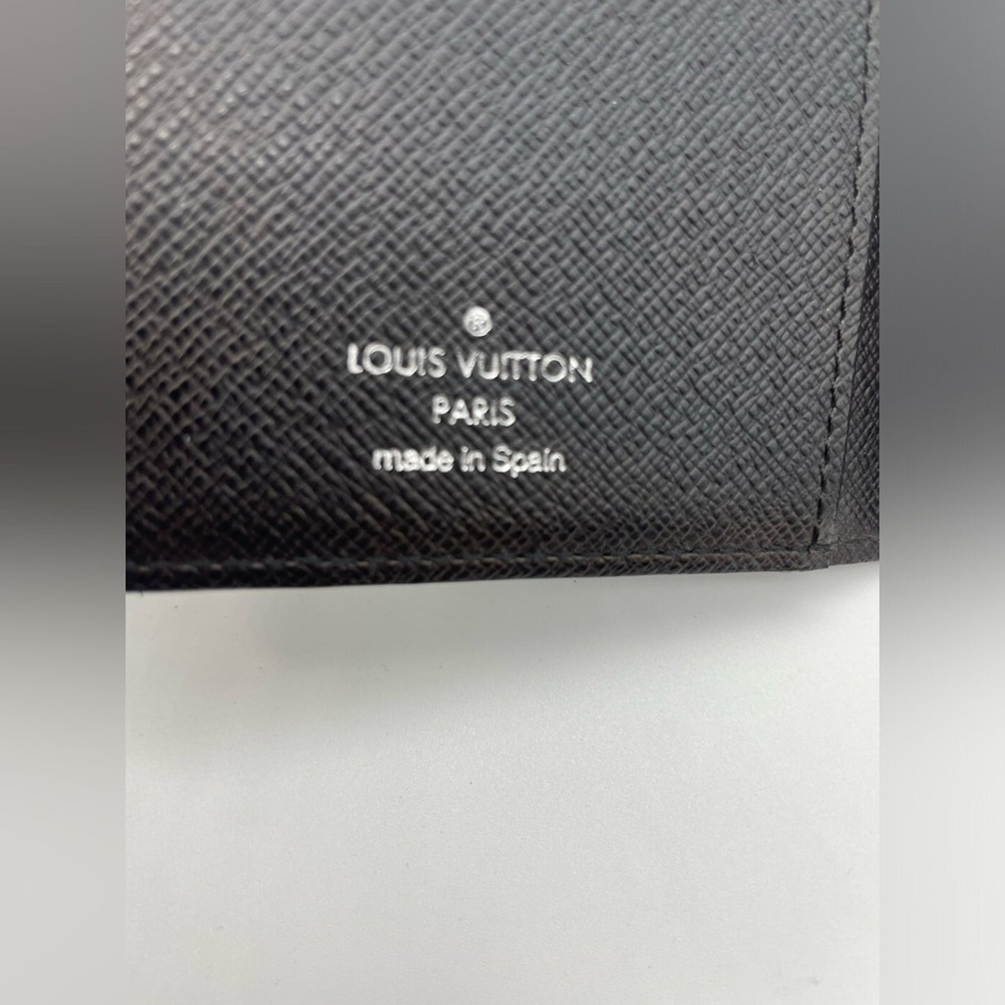 SOLD! Louis Vuitton Damier Graphite Checkbook Wallet