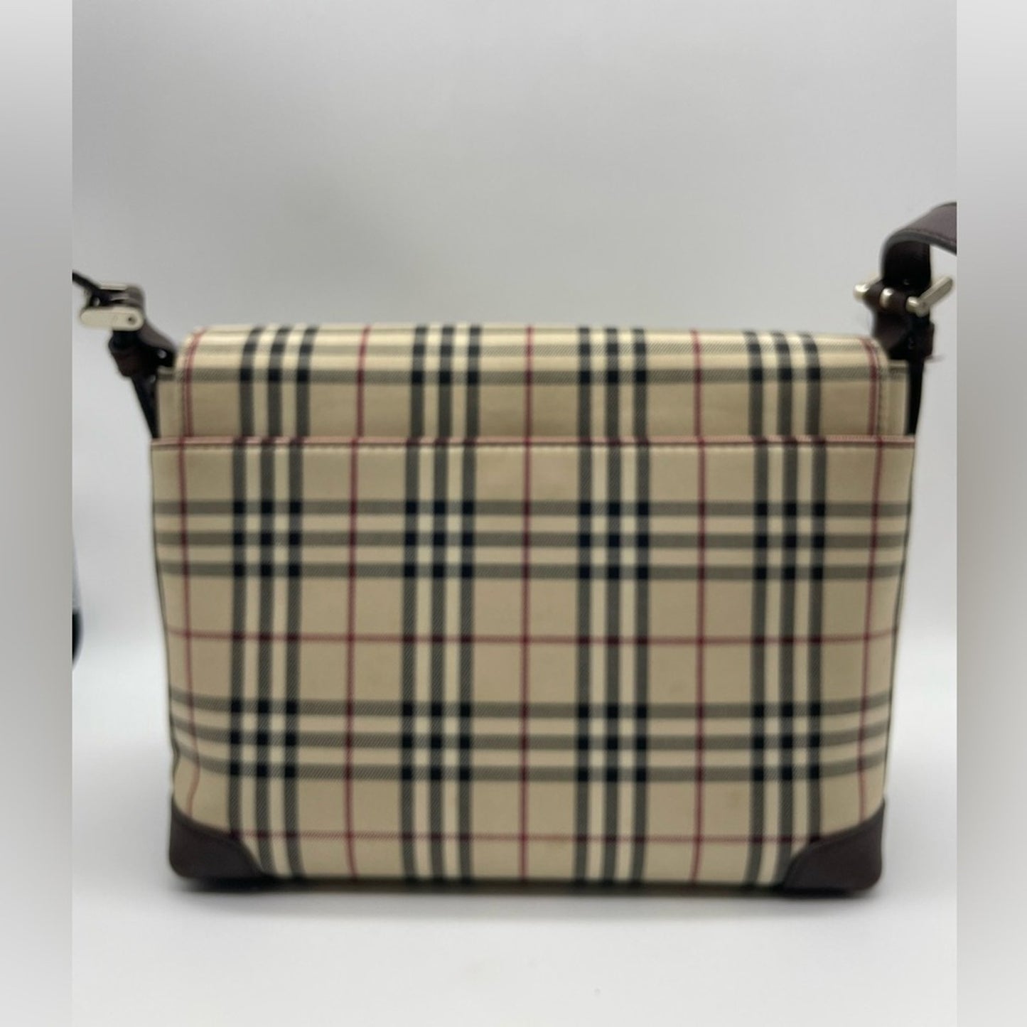 SOLD! Burberry Flap Nova Print Sling/Crossbody Bag