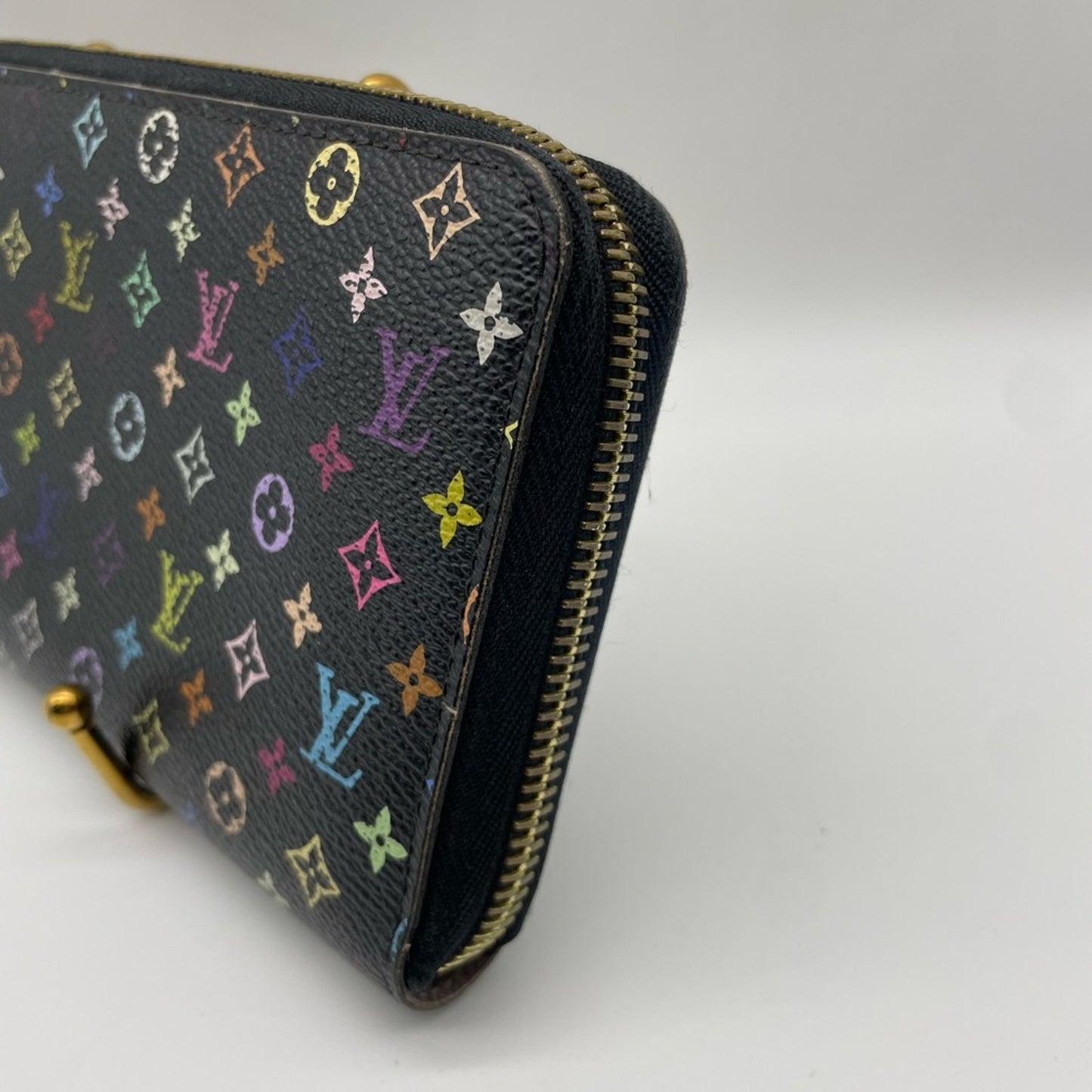 Louis Vuitton Multi Color Long Zippy Wallet