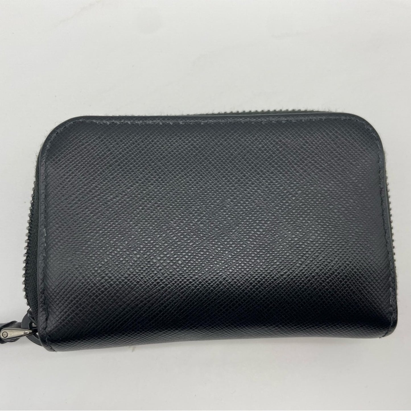SOLD! Prada Leather Short Zippy Card Holder Wallet