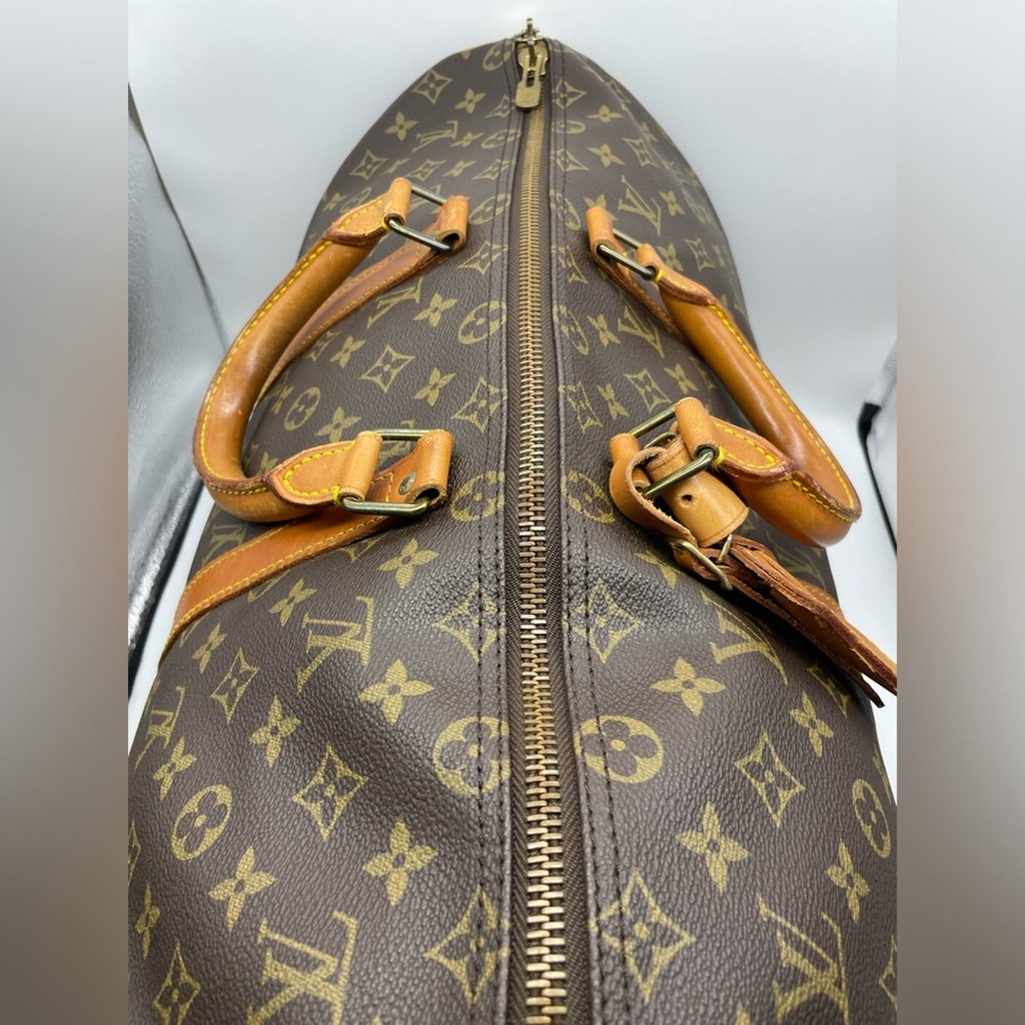 SOLD! Louis Vuitton Monogram Keepall Bandouliere 50