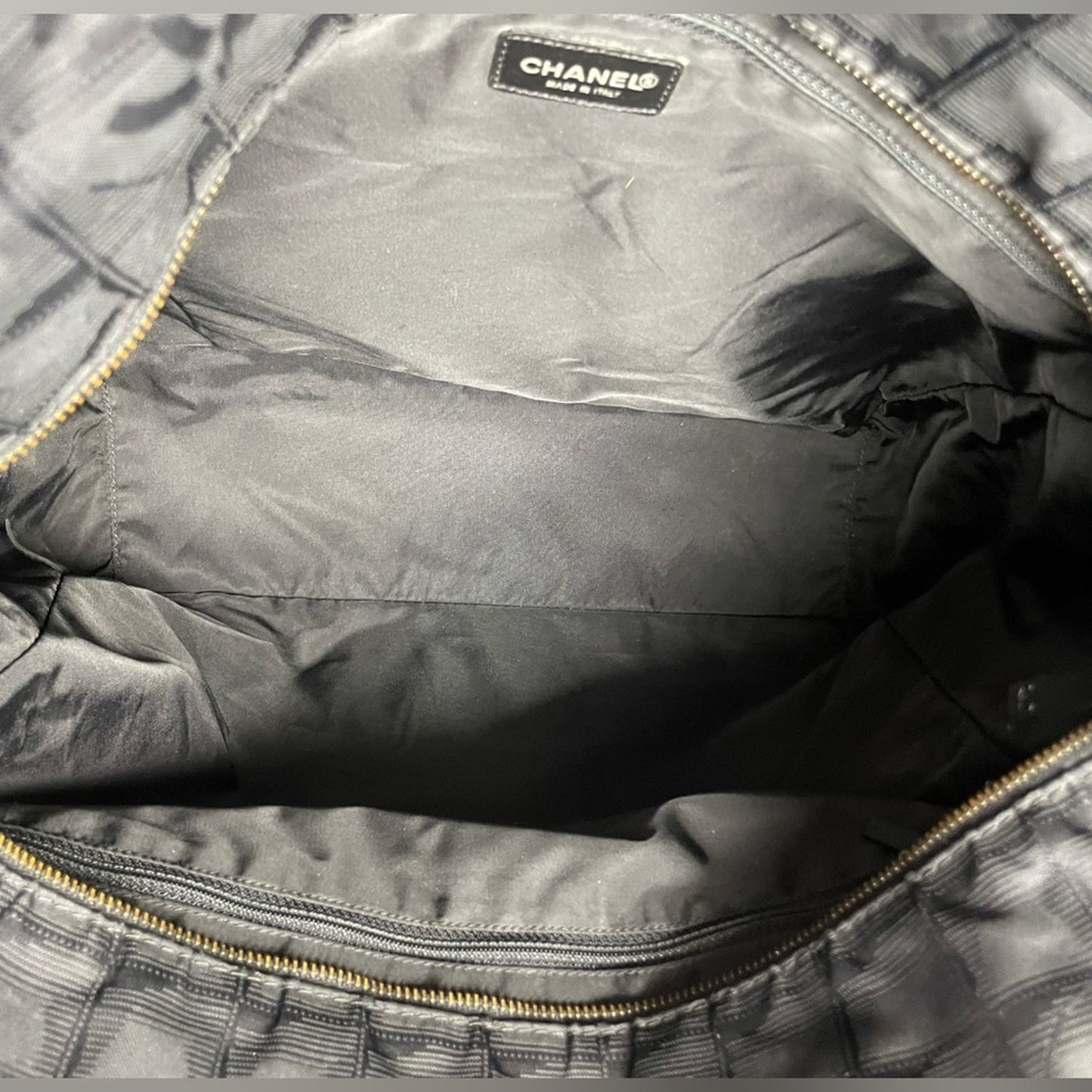 Chanel Nylon Tote Bag Travel Line