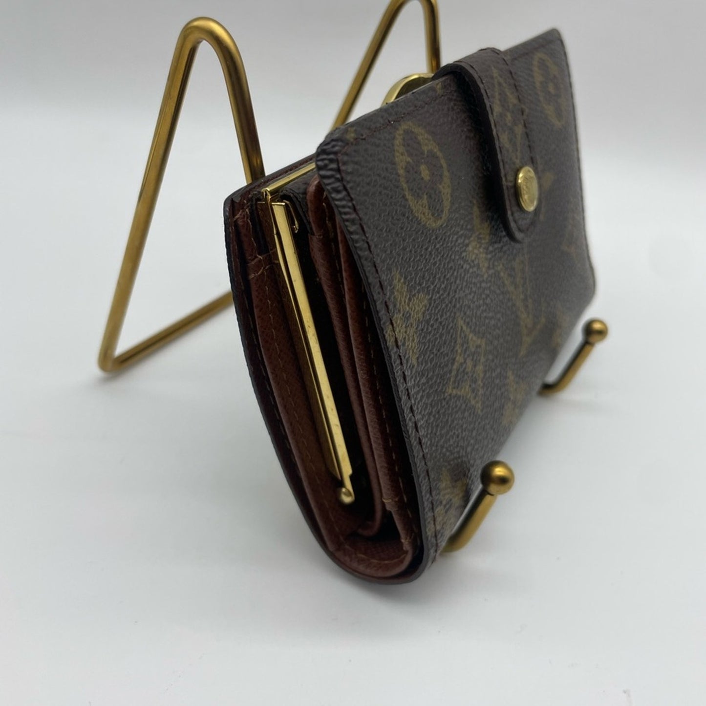 Louis Vuitton Monogram Kisslock Wallet