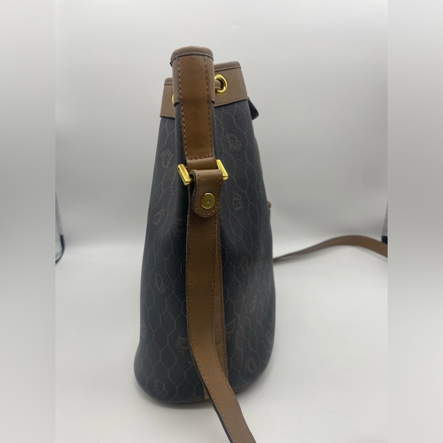 Christian Dior Honeycomb Bucket Sling Bag