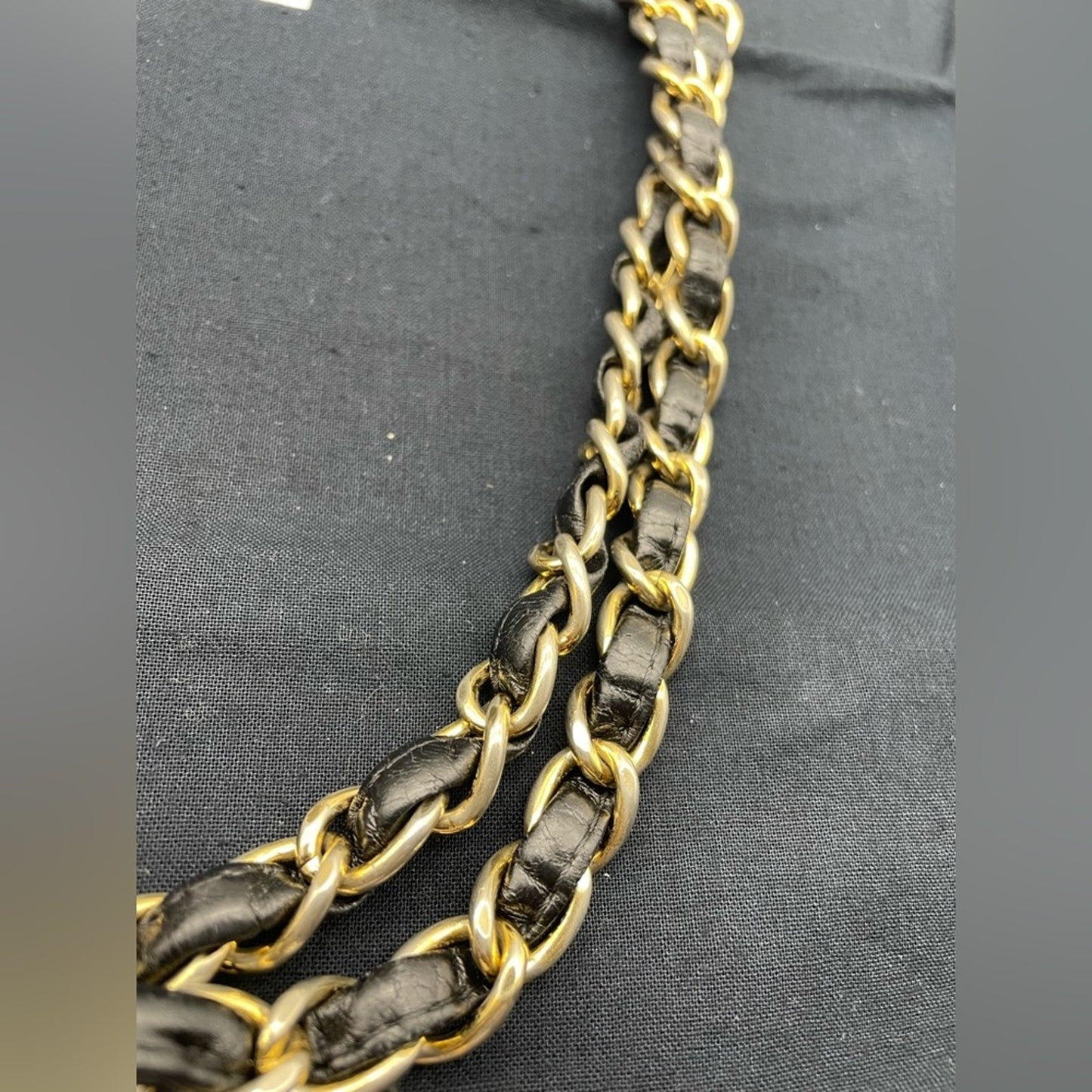Chanel Flap Jumbo Lambskin Double Chain Bag