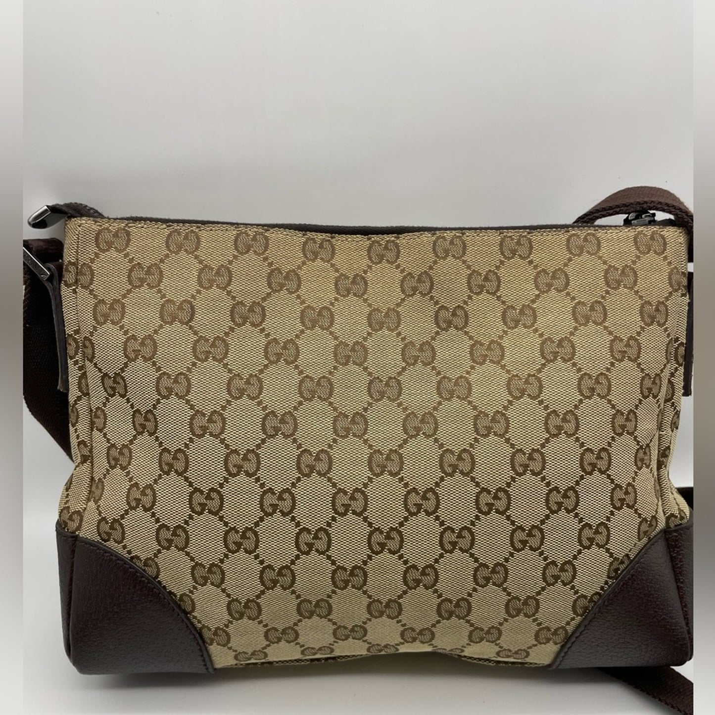 Gucci Canvas Crossbody Bag