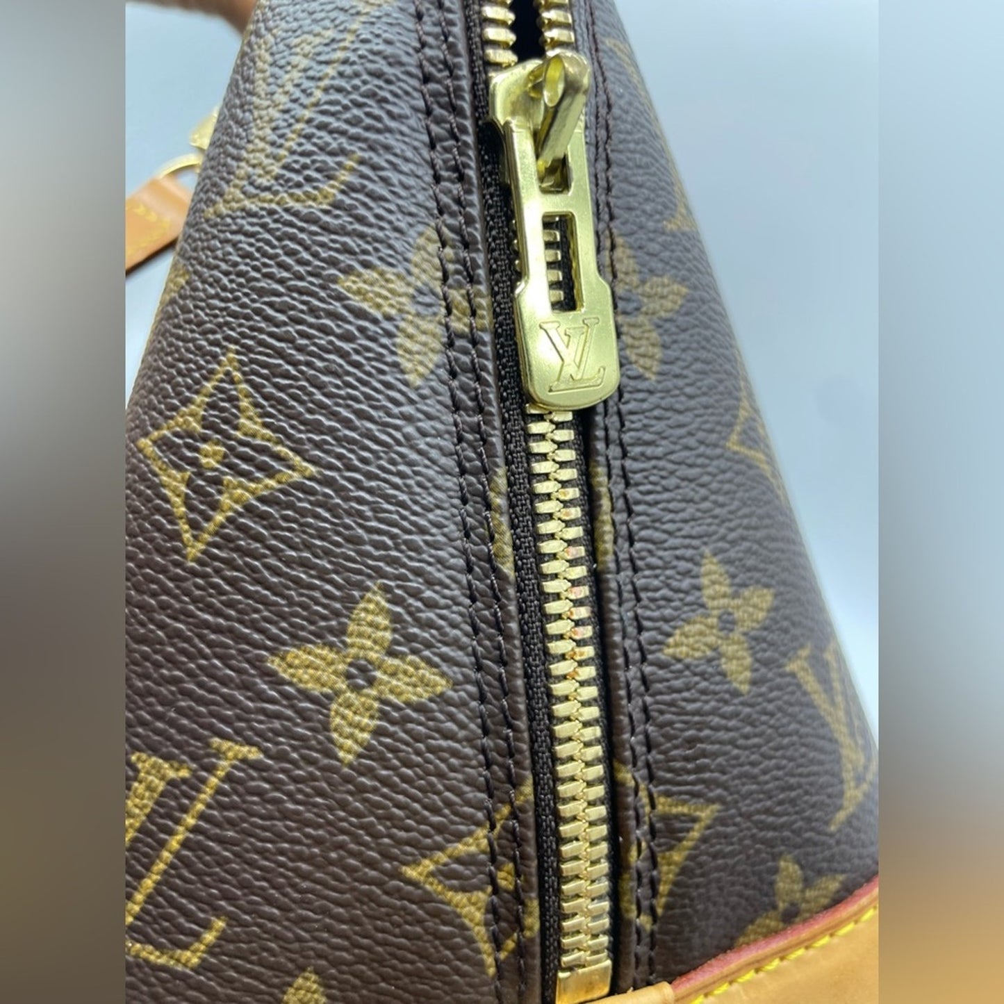 SOLD! Louis Vuitton Alma Monogram with LV Strap