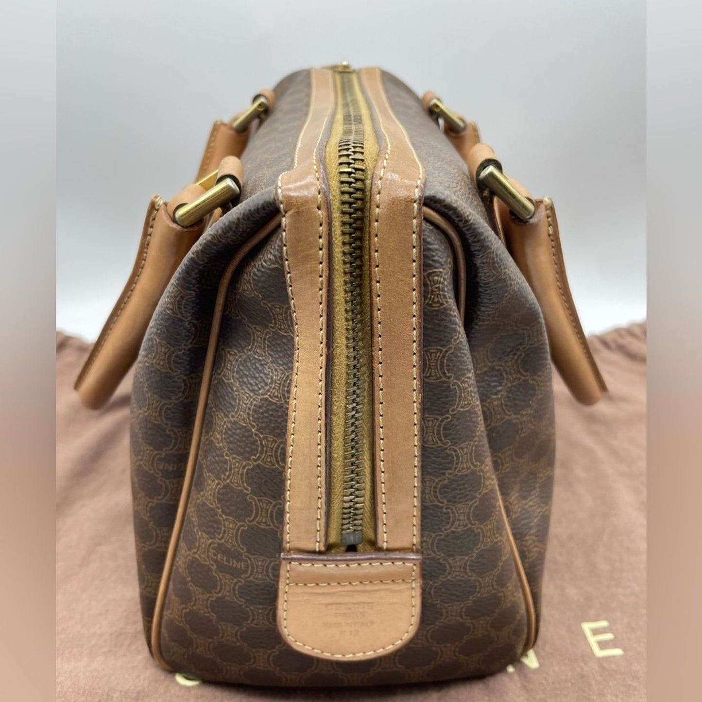 SOLD! Celine Macadam Boston Bag