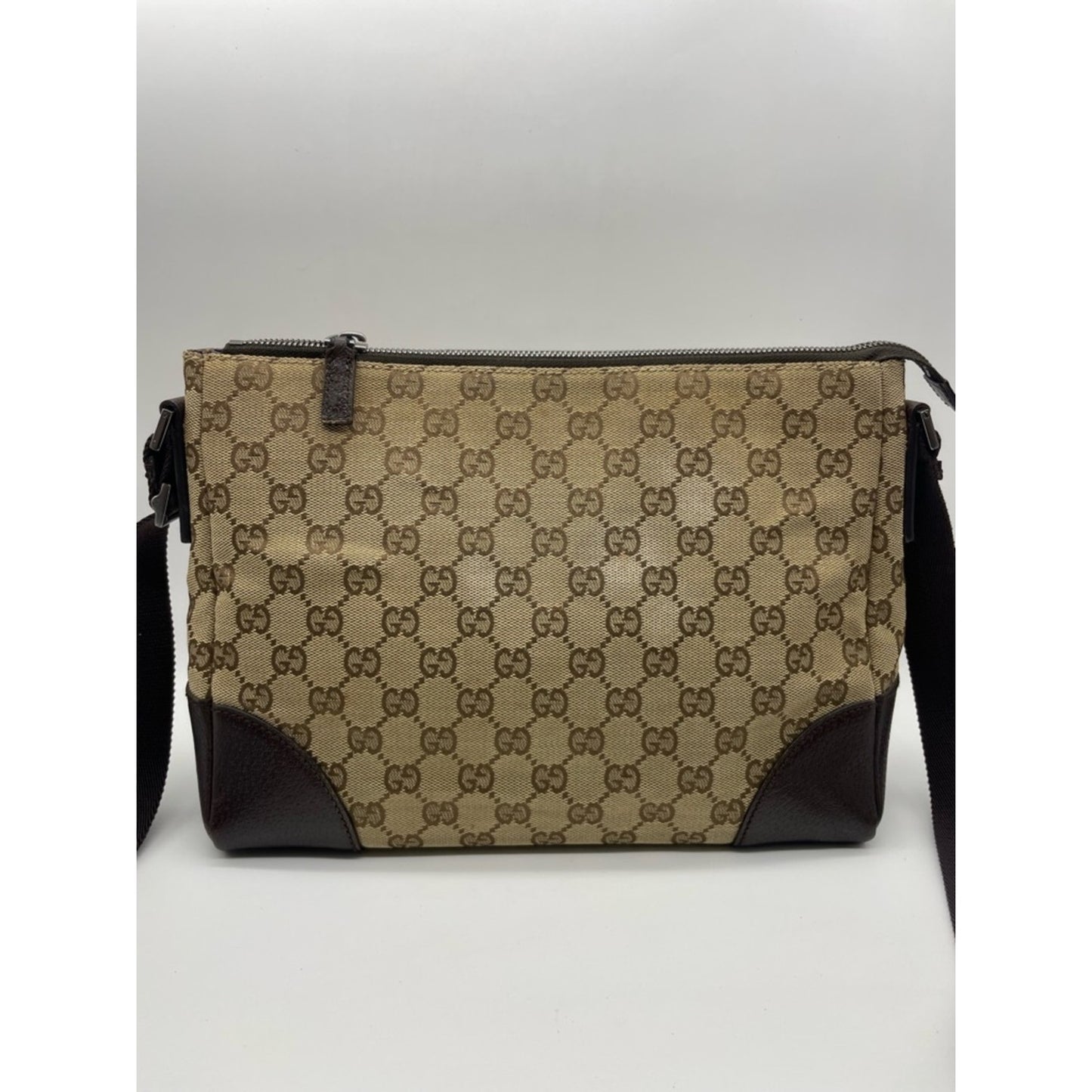 Gucci Canvas Sling/Crossbody Bag