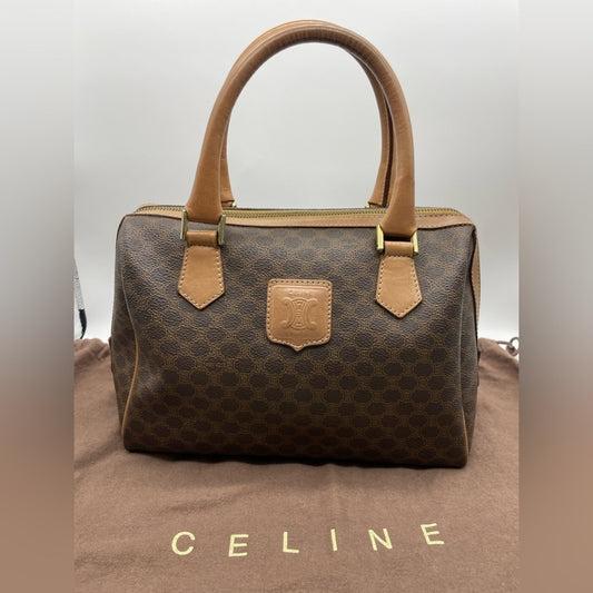 SOLD! Celine Macadam Boston Bag